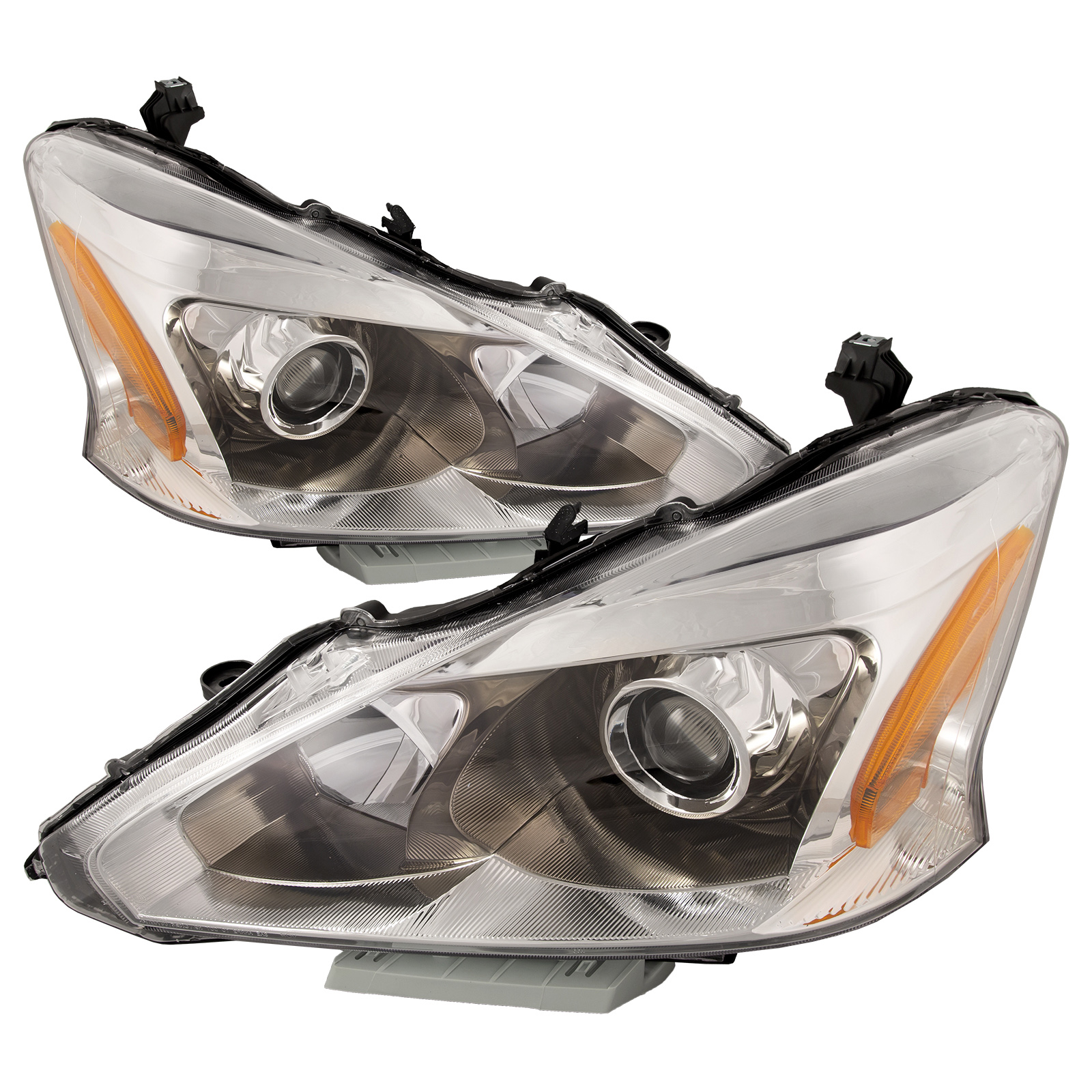 Headlight Set For 13-15 Nissan Altima