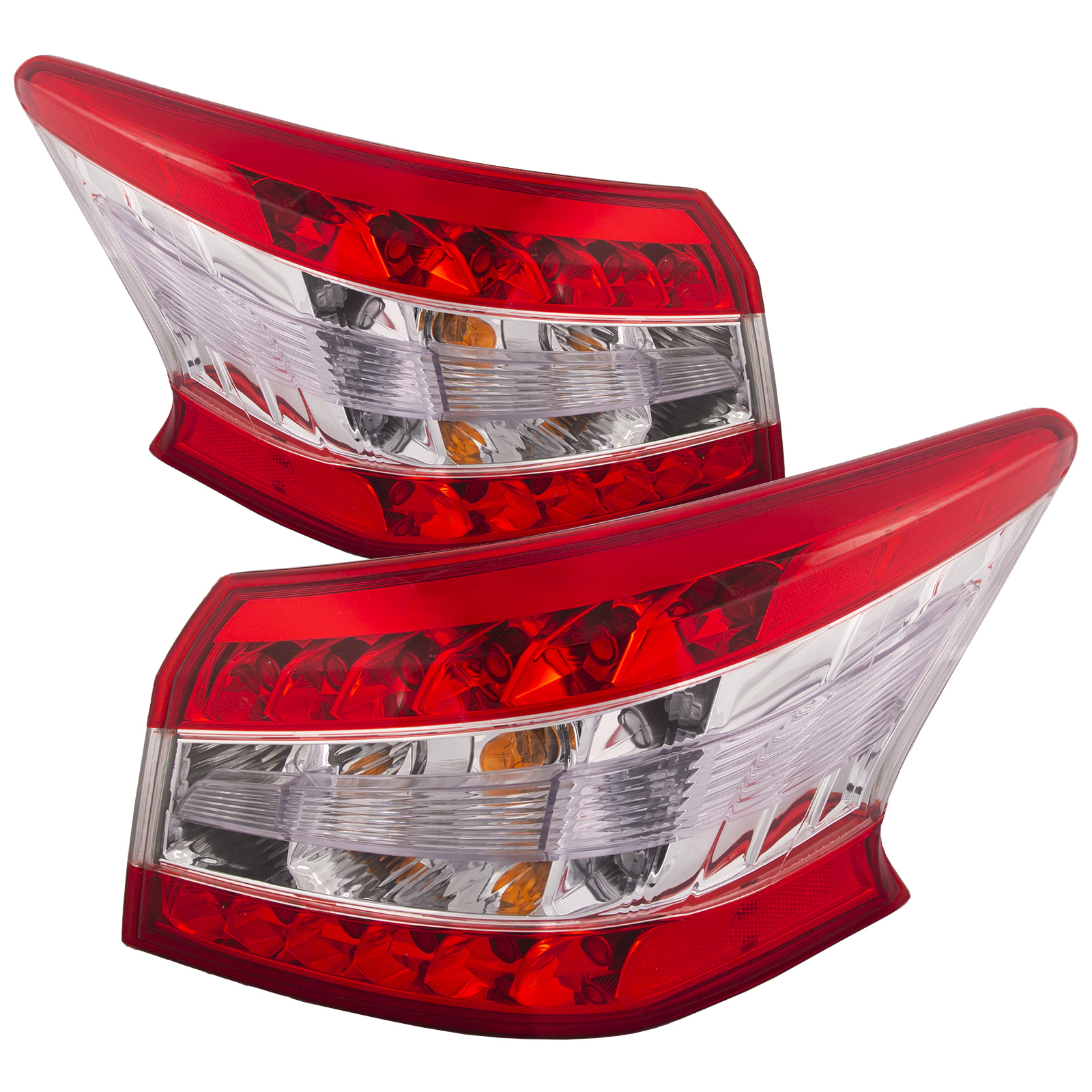 Tail Light Set For 13-15 Nissan Sentra