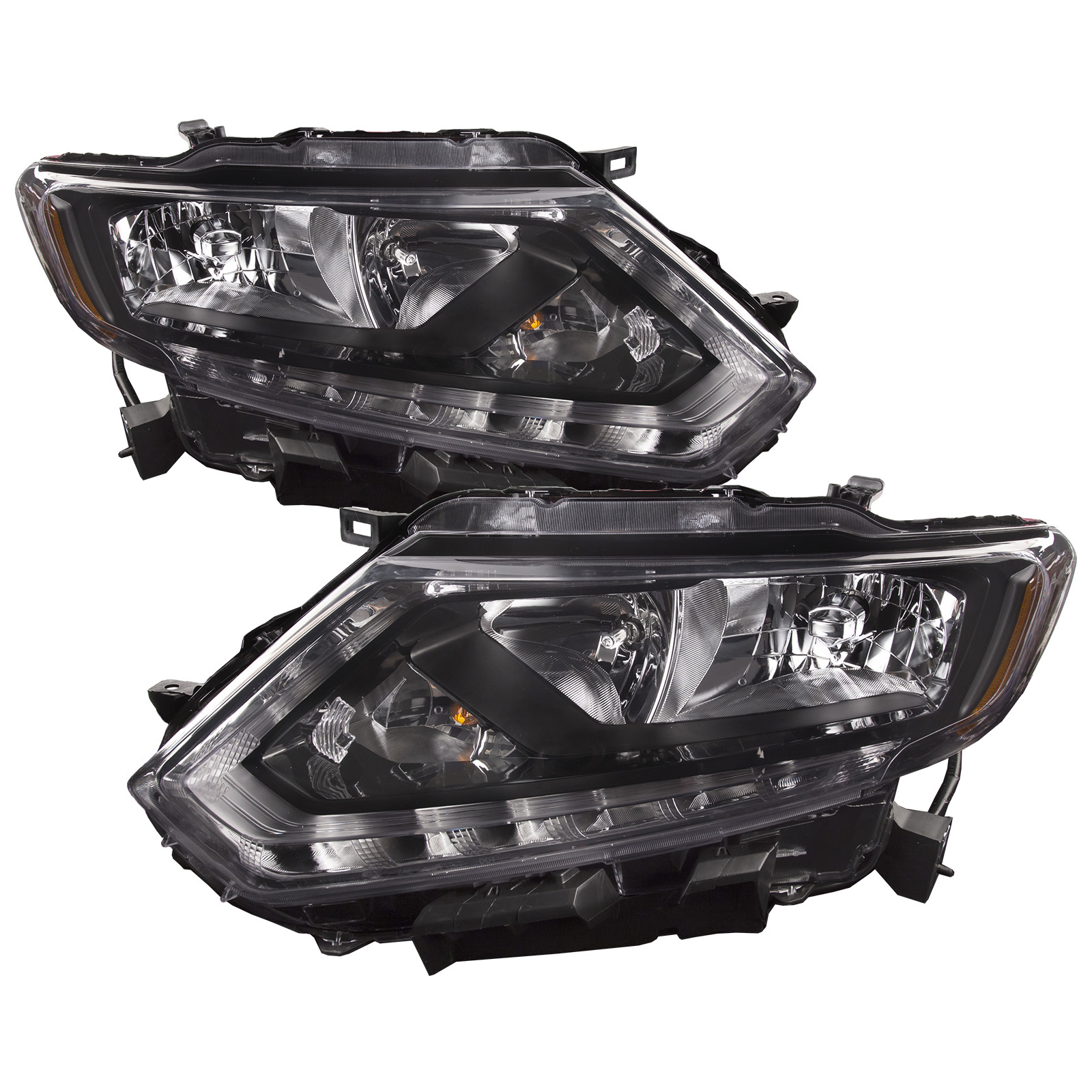 Headlight Set For 14-16 Nissan Rogue