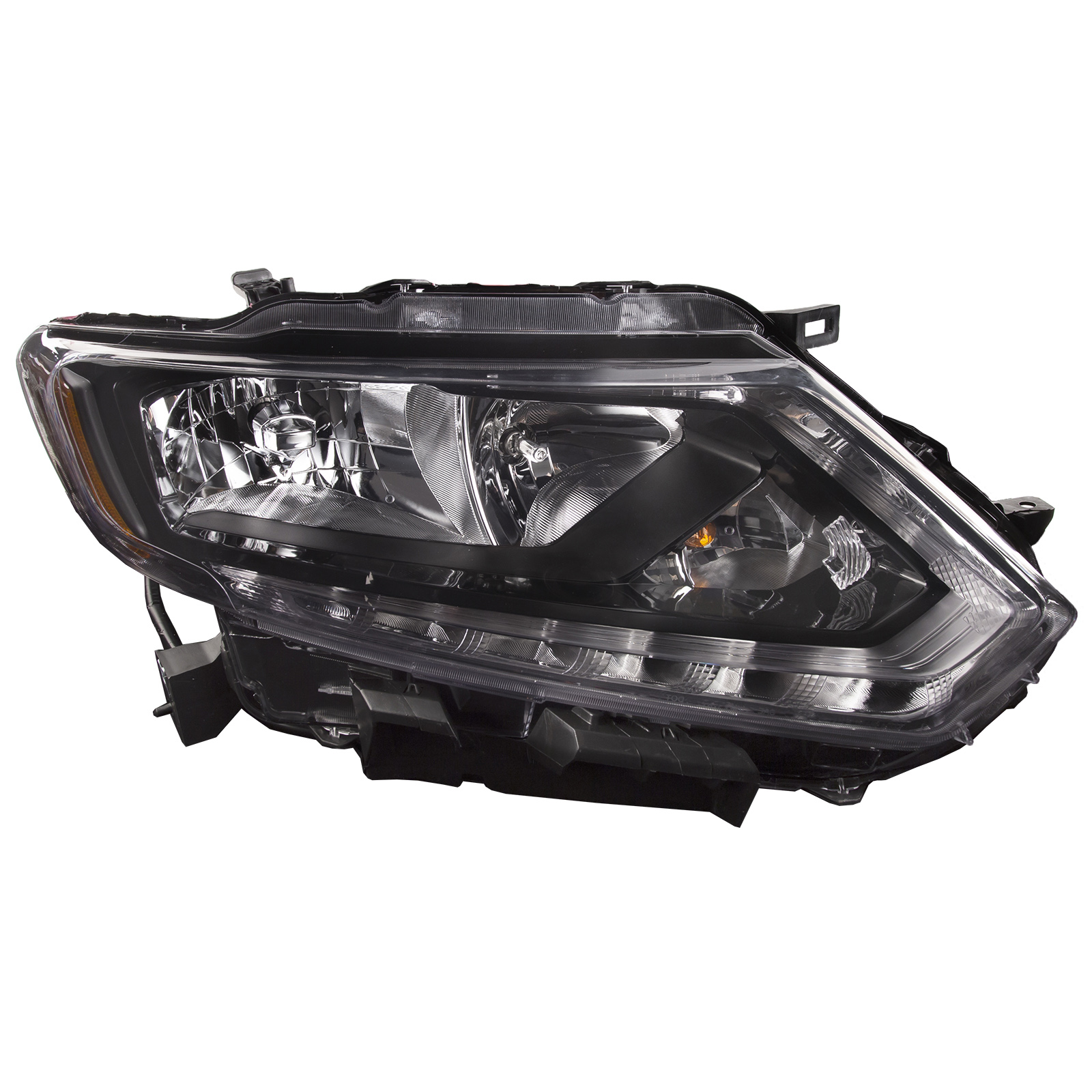 Right Passenger Side Headlight For 14-16 Nissan Rogue