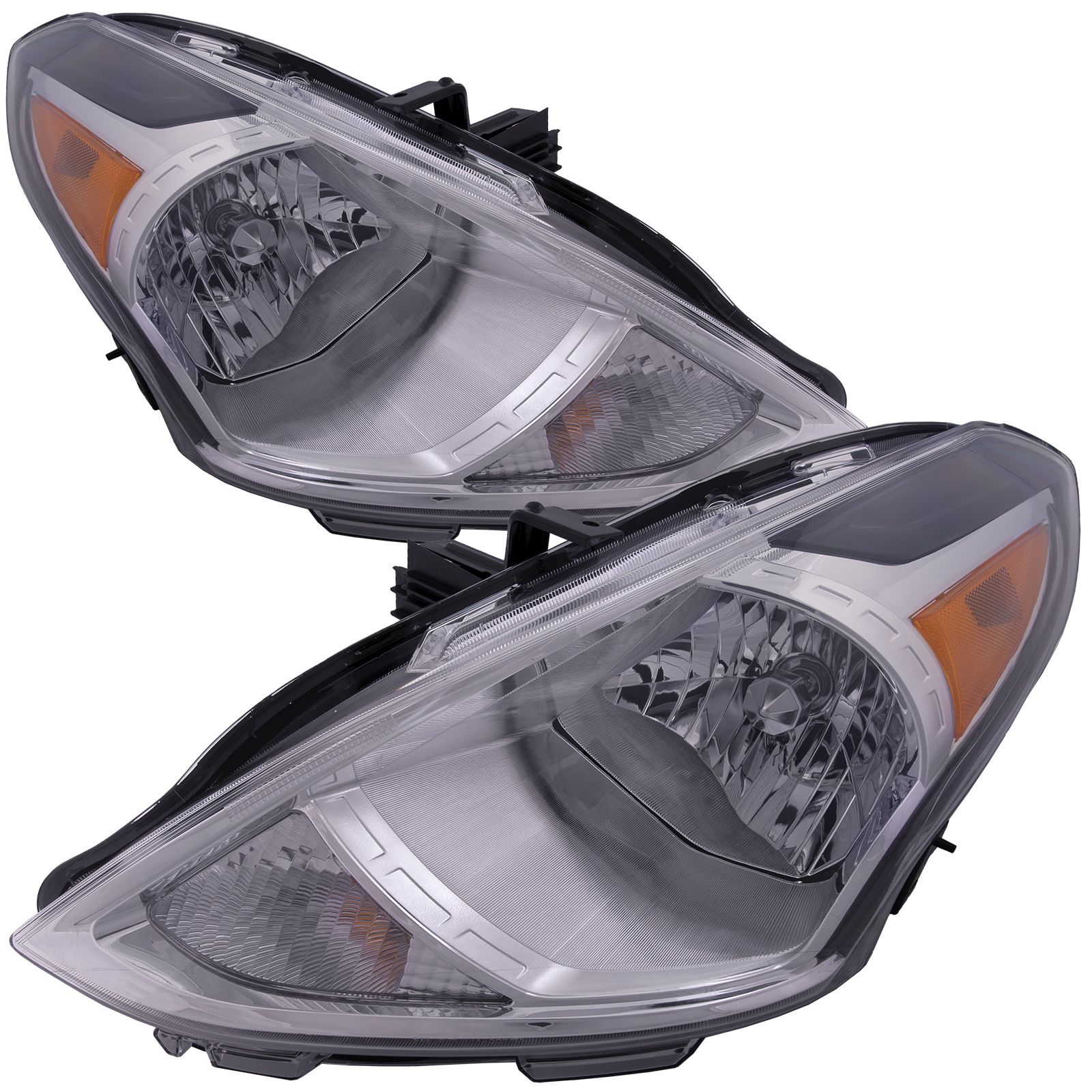 Headlight Set For 15-19 Nissan Versa