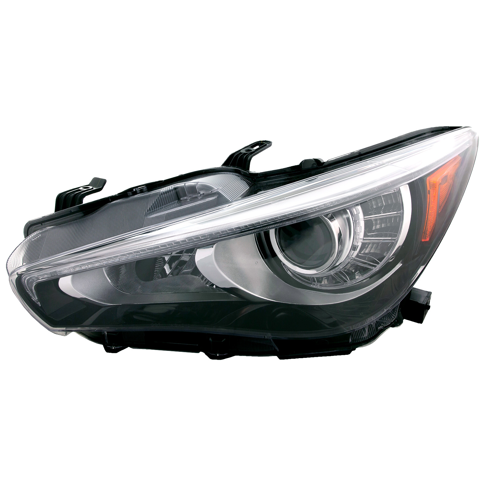 Left Driver Side Headlight For 18-24 INFINITI Q50