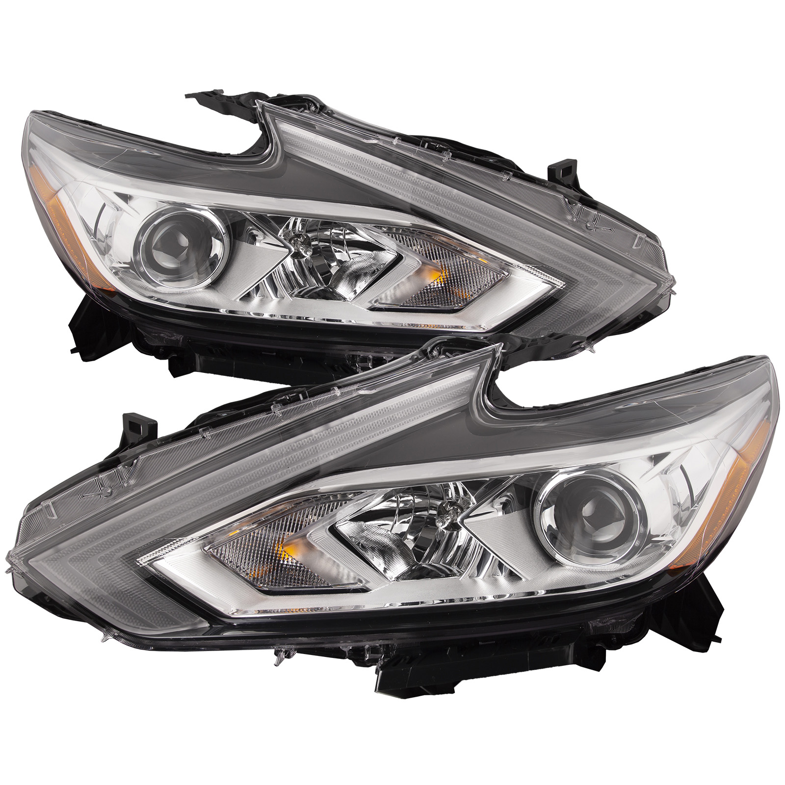 Headlight Set For 16-18 Nissan Altima