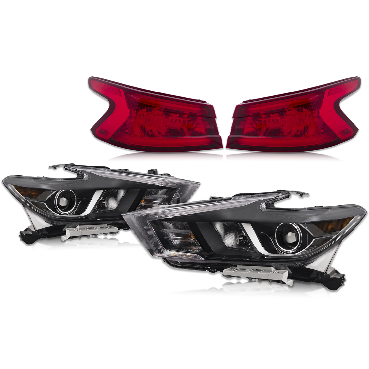 Headlight Set For 16-18 Nissan Maxima
