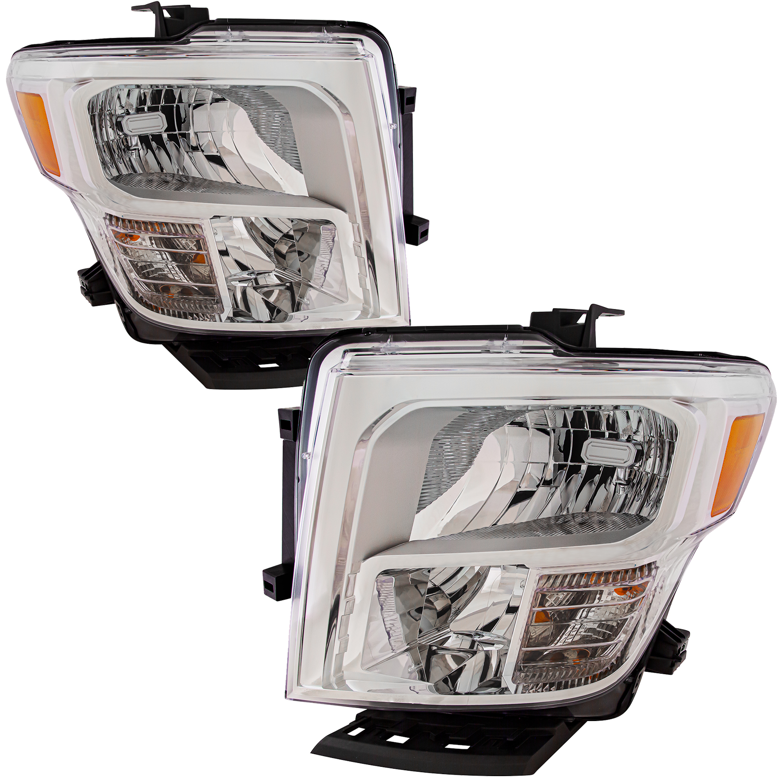 Headlight Set For 17-23 Nissan Titan, 16-23 Nissan Titan XD
