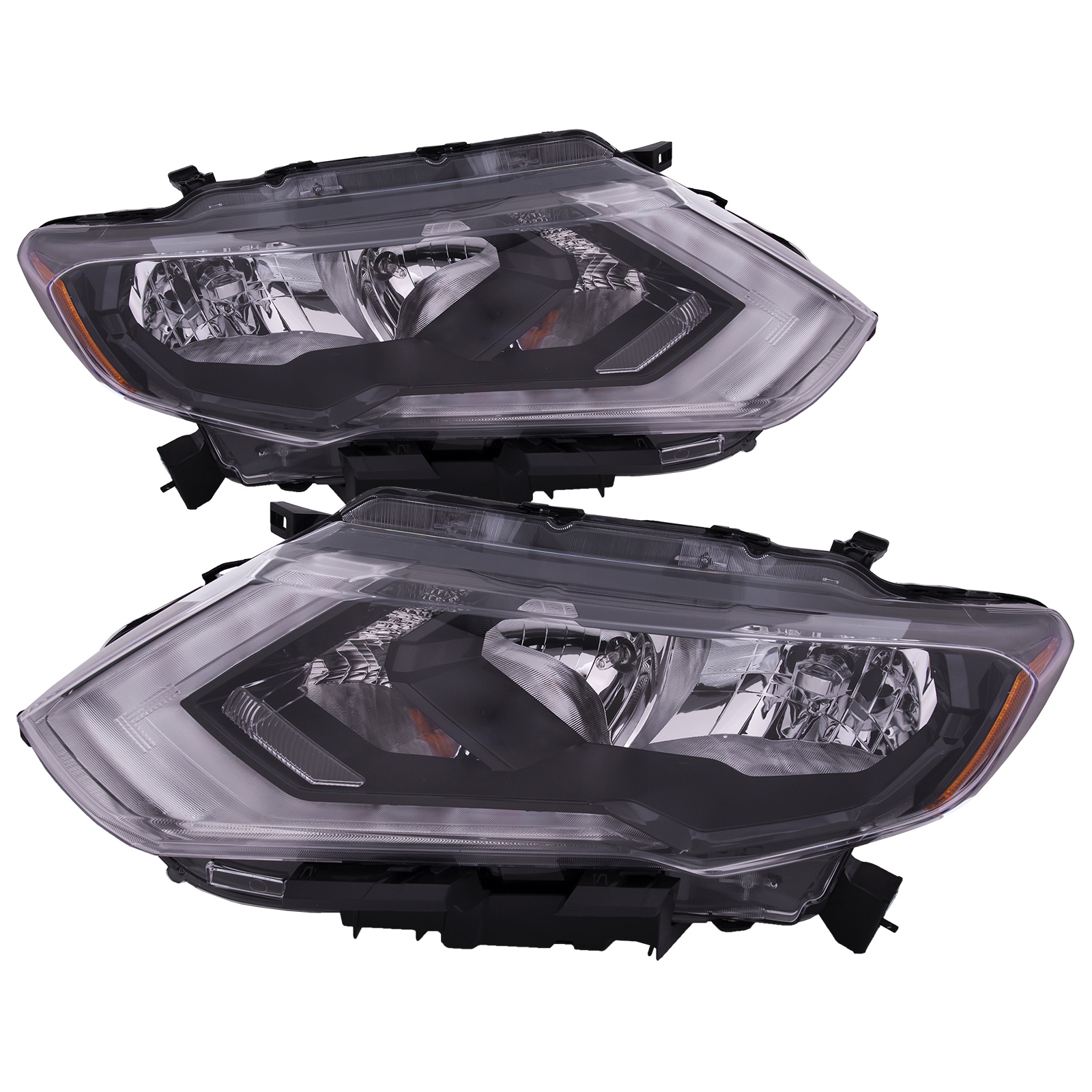 Headlight Set For 17-20 Nissan Rogue