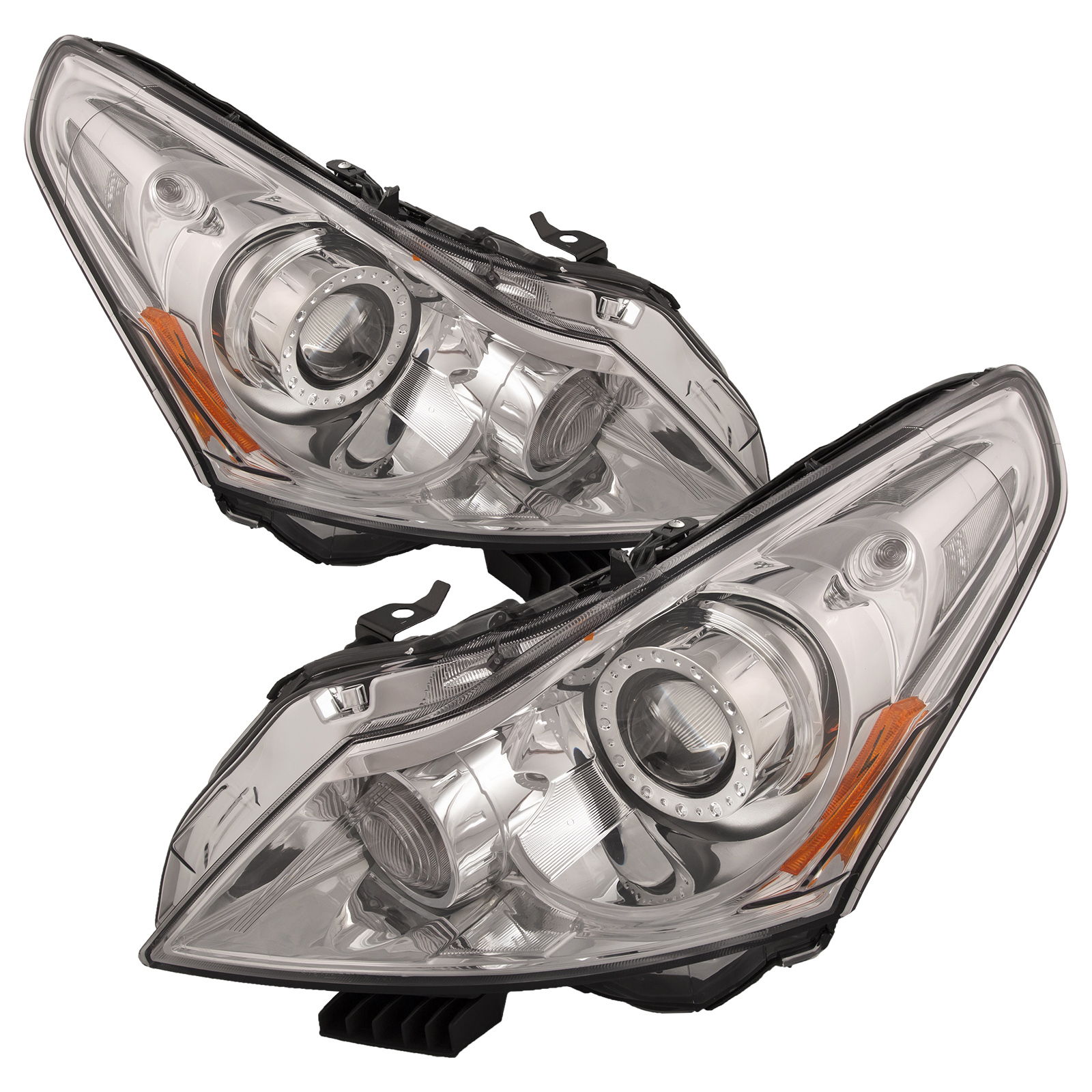 Headlight Set For 11-12 Infiniti G25, 10-13 Infiniti G37