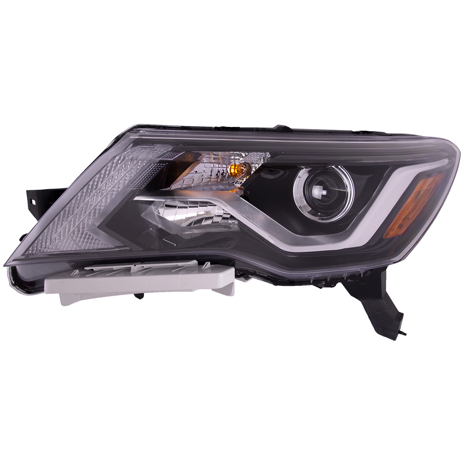 Left Driver Side Headlight For 17-20 Nissan Pathfinder; CAPA Certified