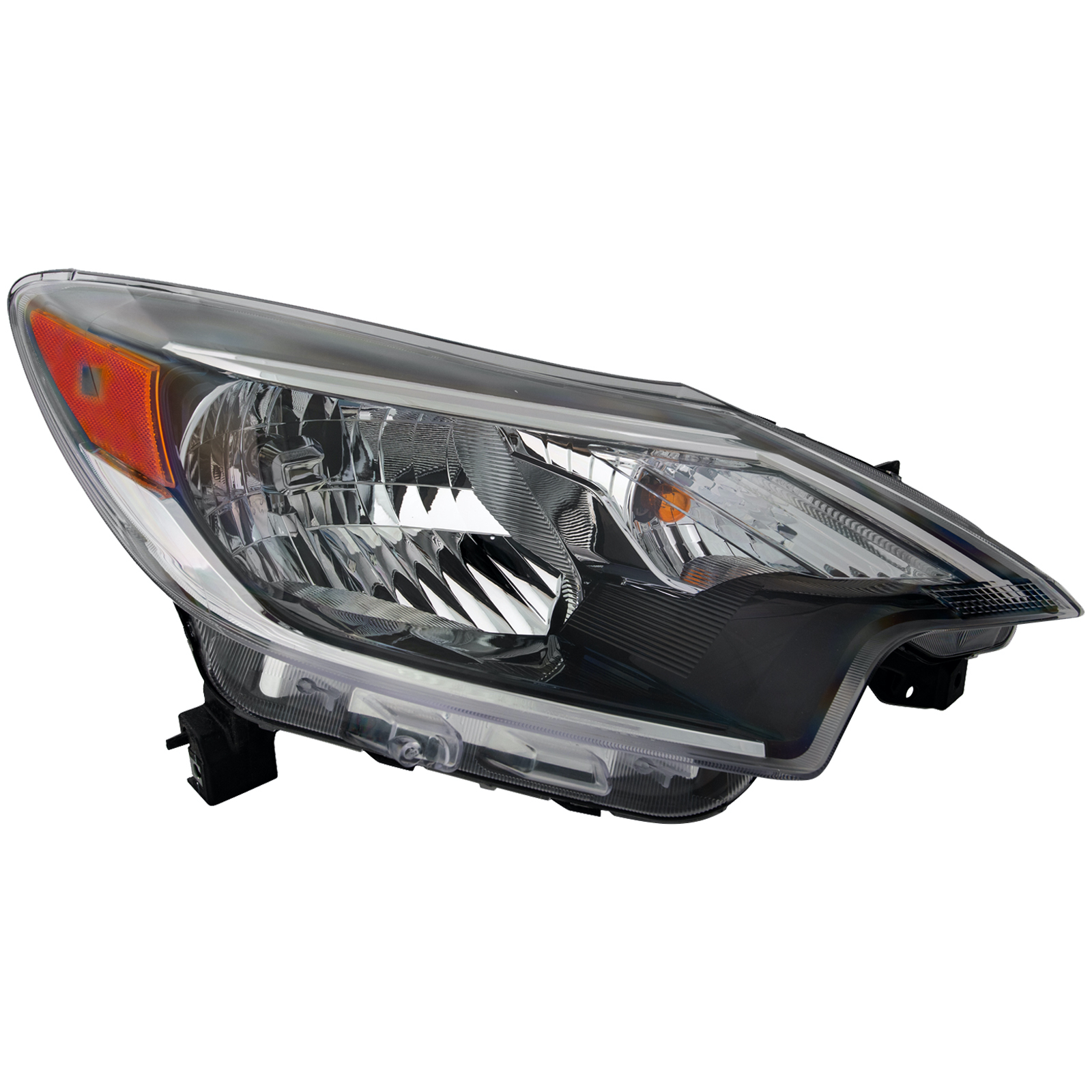 Right Passenger Side Headlight For 17-19 Nissan Versa Note; CAPA Certified