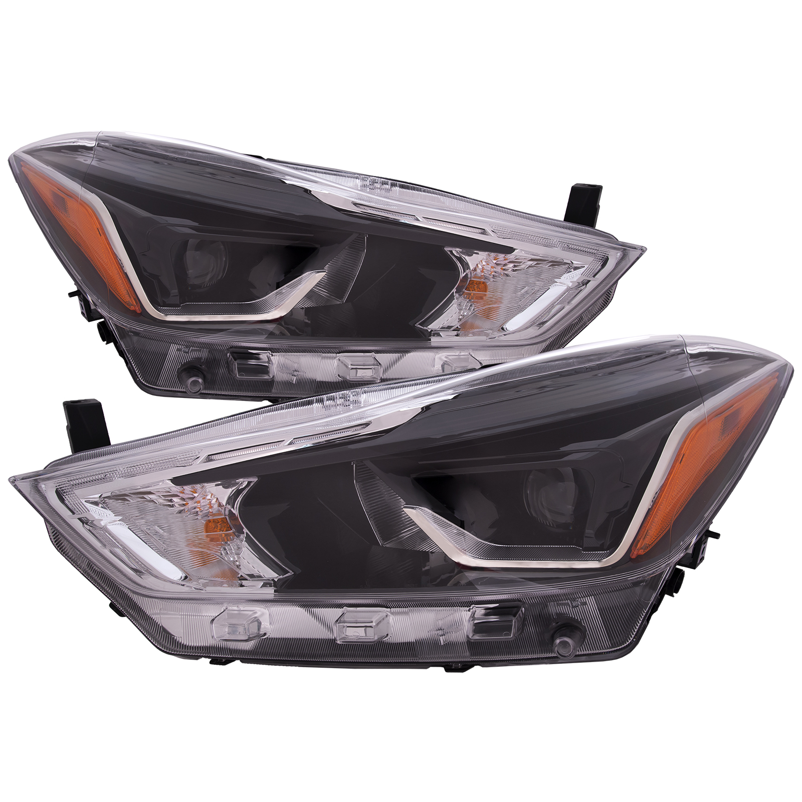 Headlight Set For 18-20 Nissan Kicks