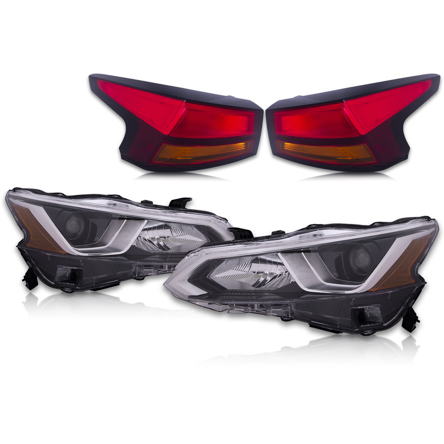 Headlight Set For 19-22 Nissan Altima
