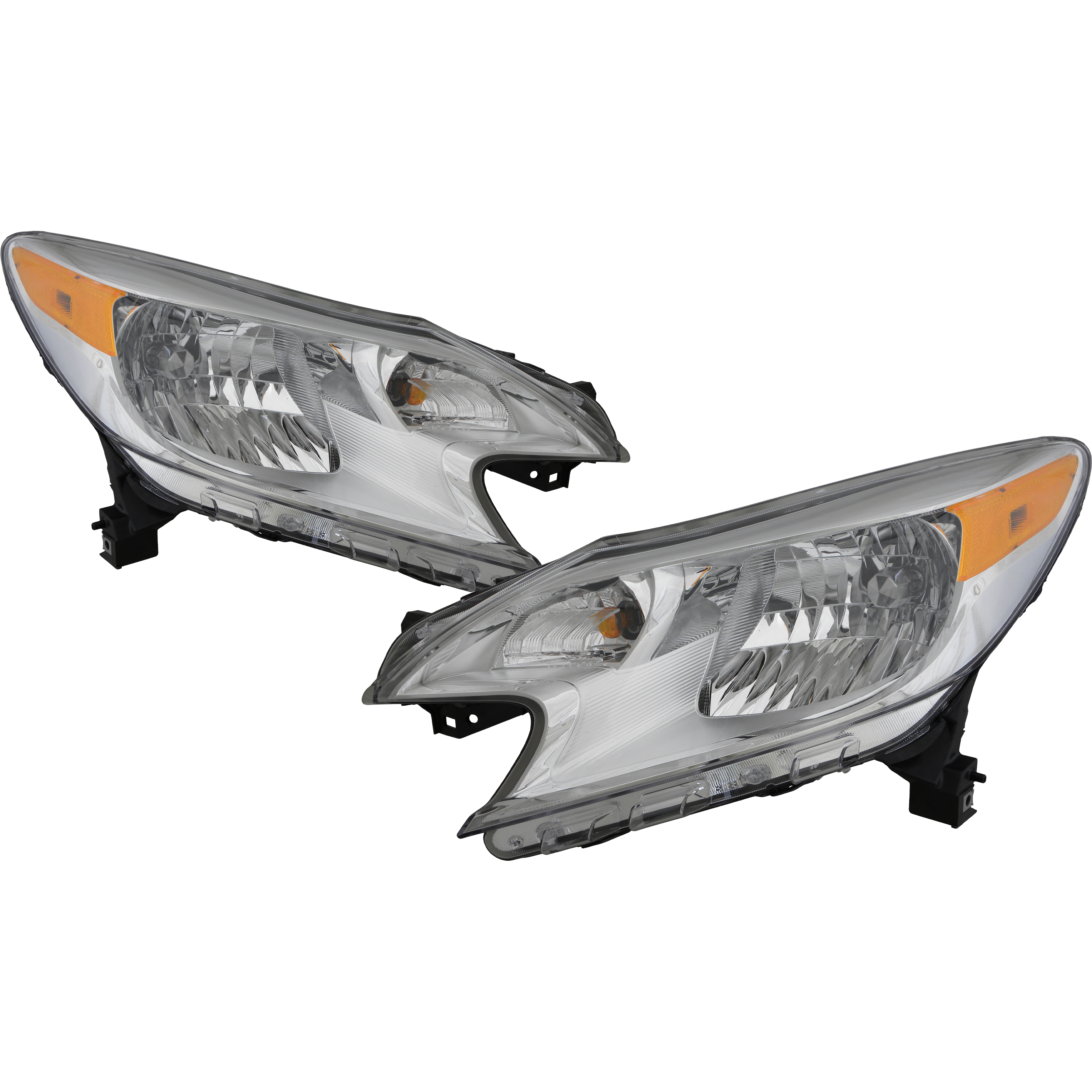 Headlight Set For 14-16 Nissan Versa Note