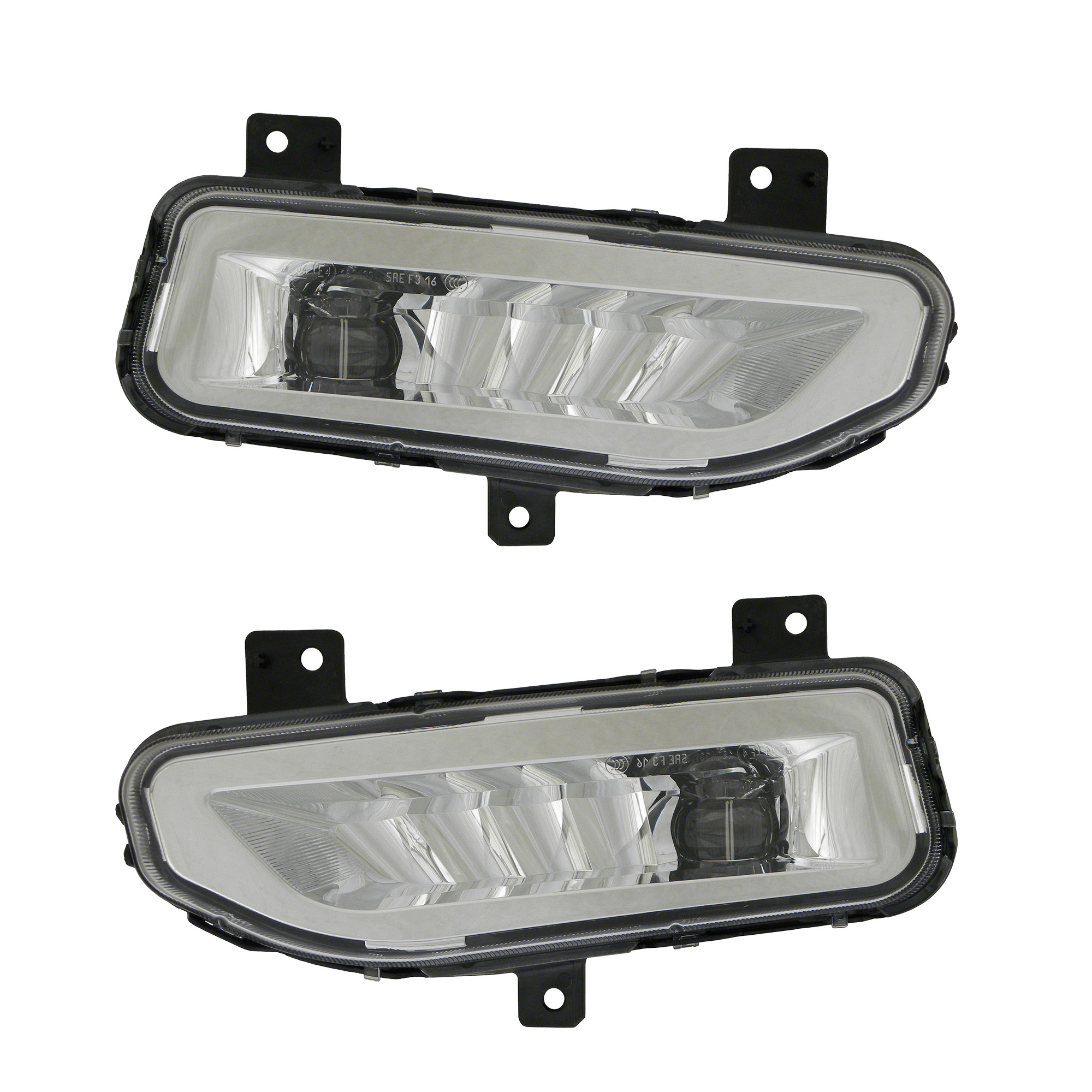Fog Light Set For 22-25 Nissan Frontier, 20-23 Nissan Sentra, 20-24 Nissan TITAN, 20-24 Nissan TITAN XD; CAPA Certified