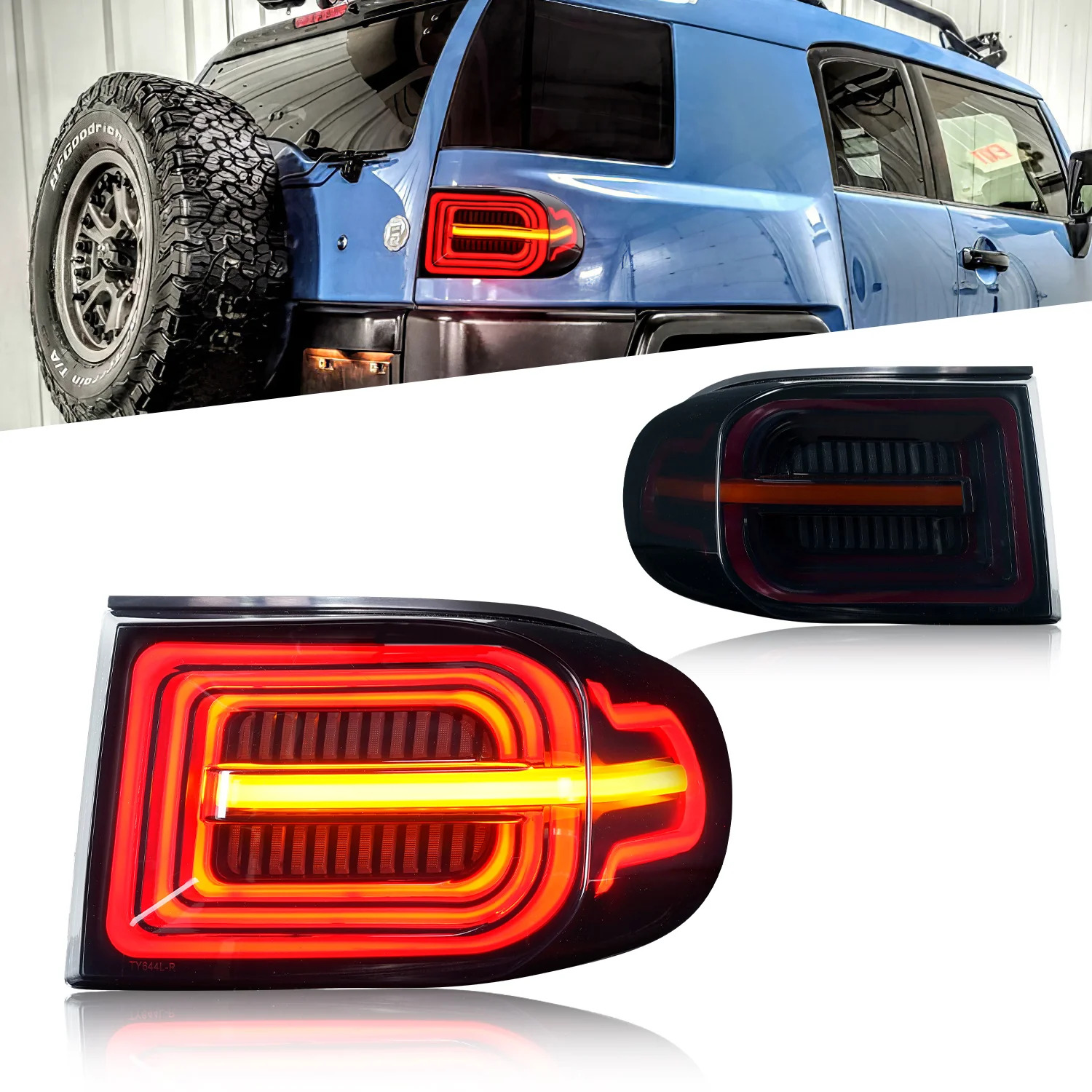 Tail Light Set For 07-14 Toyota FJ Cruiser