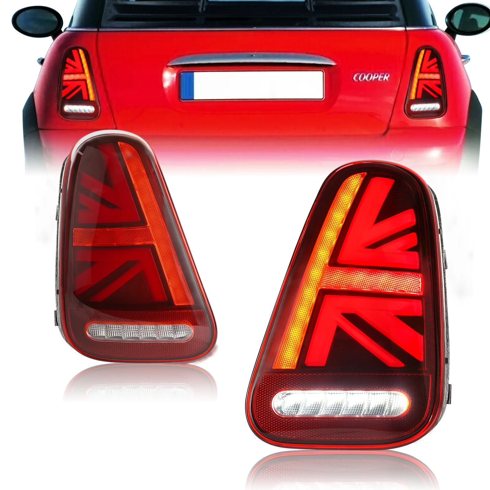 Tail Light Set For 01-08 Mini Cooper