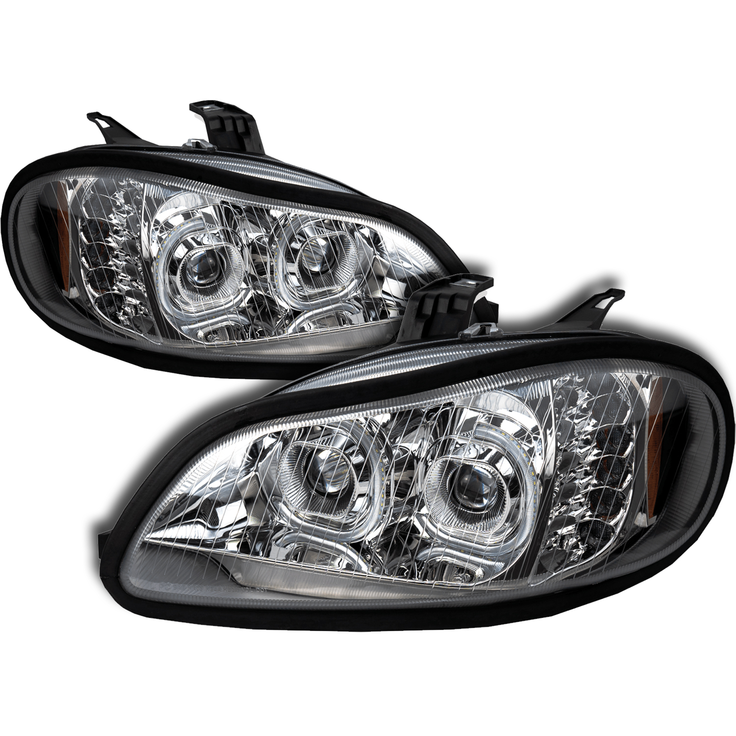 Headlight Set For 02-06 Freightliner M2 100, 02-22 Freightliner M2 106, 03-22 Freightliner M2 112