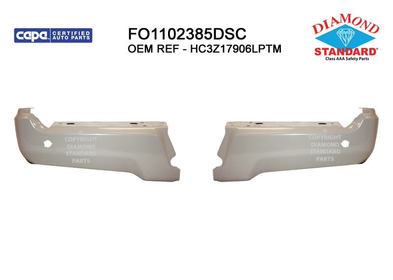 Bumper For 17-22 Ford F-250 Super Duty, 17-22 Ford F-350 Super Duty