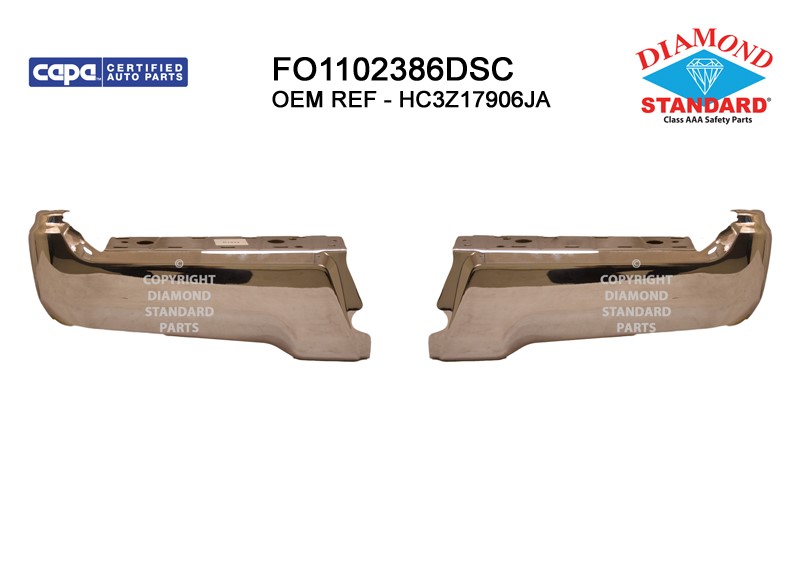 Bumper For 17-22 Ford F-250 Super Duty, 17-22 Ford F-350 Super Duty