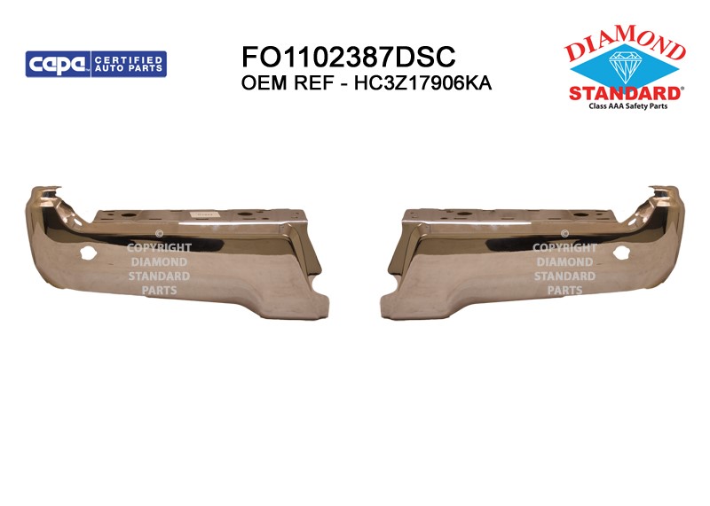 Bumper For 17-22 Ford F-250 Super Duty, 17-22 Ford F-350 Super Duty