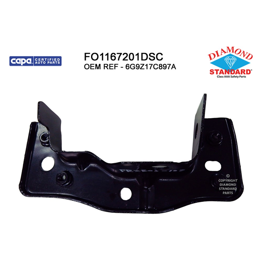 Right Passenger Side Bumper For 13-20 Ford Fusion, 19-20 Ford Police Responder Hybrid, 19-20 Ford SSV Plug-In Hybrid, 13-20 Lincoln MKZ