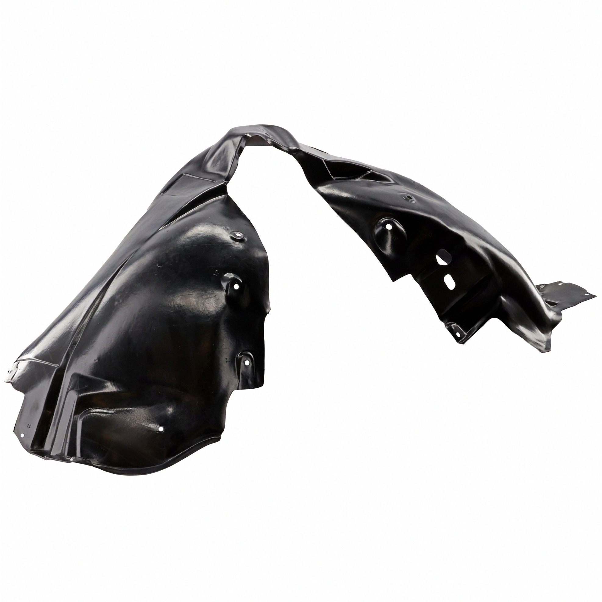 Left Driver Side Fender Liner For 07-10 Ford Edge, 07-10 Lincoln MKZ; CAPA Certified