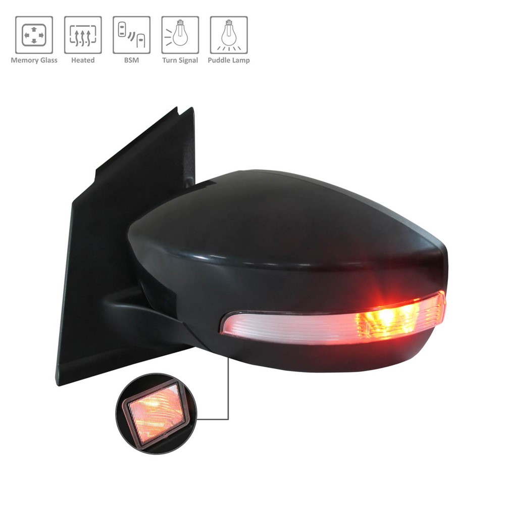 Left Driver Side Mirror For 17-19 Ford Escape