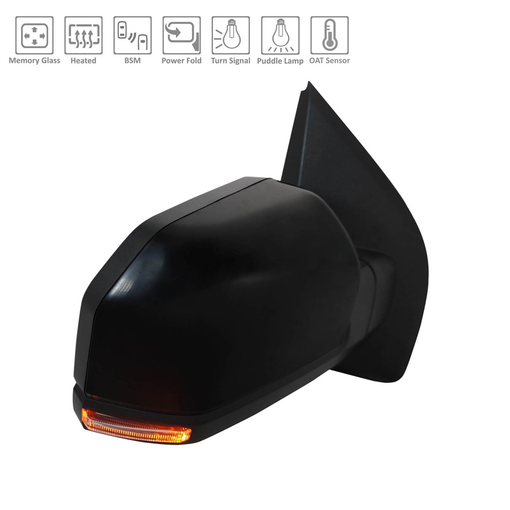 Right Passenger Side Mirror For 18-20 Ford F-150