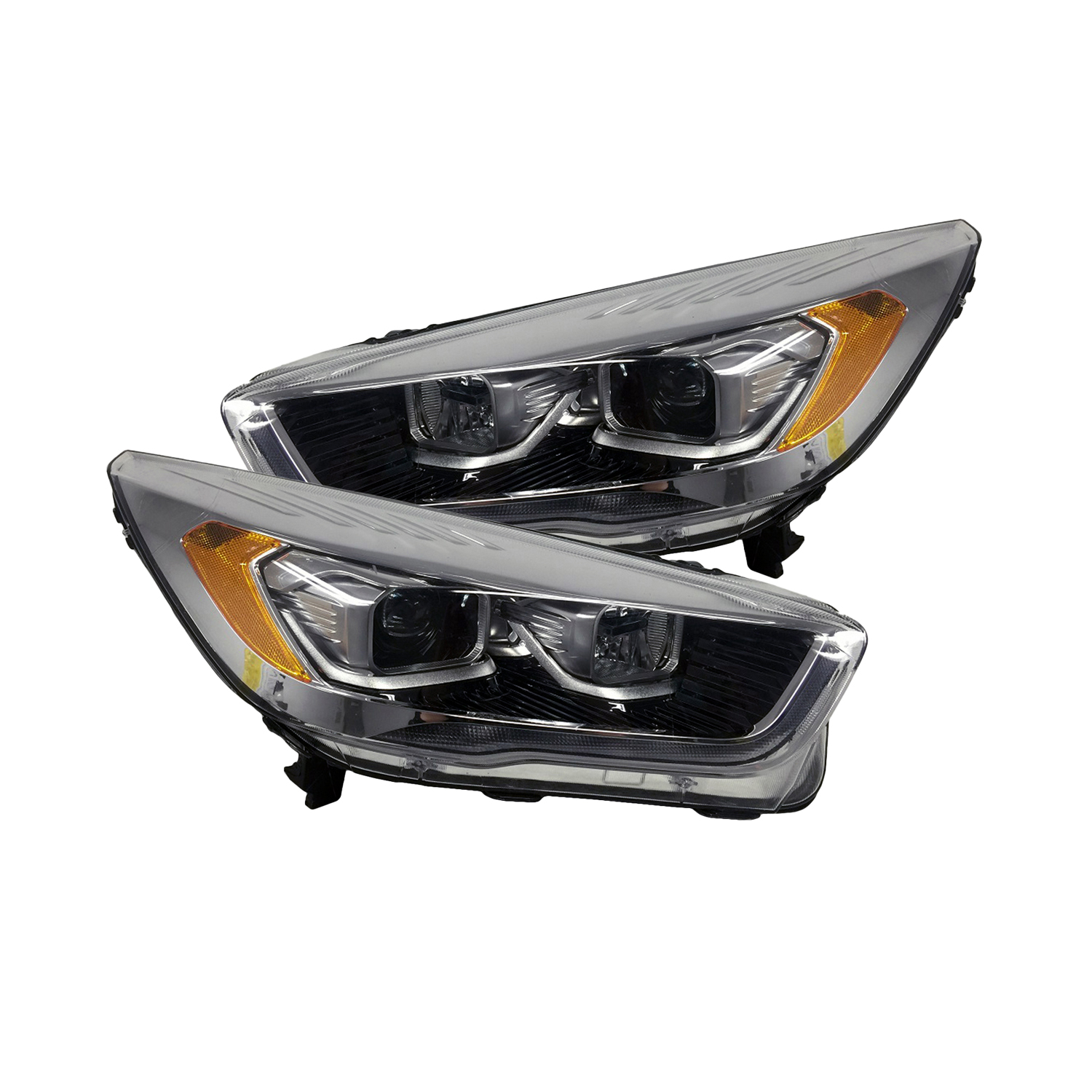 Headlight Set For 17-19 Ford Escape