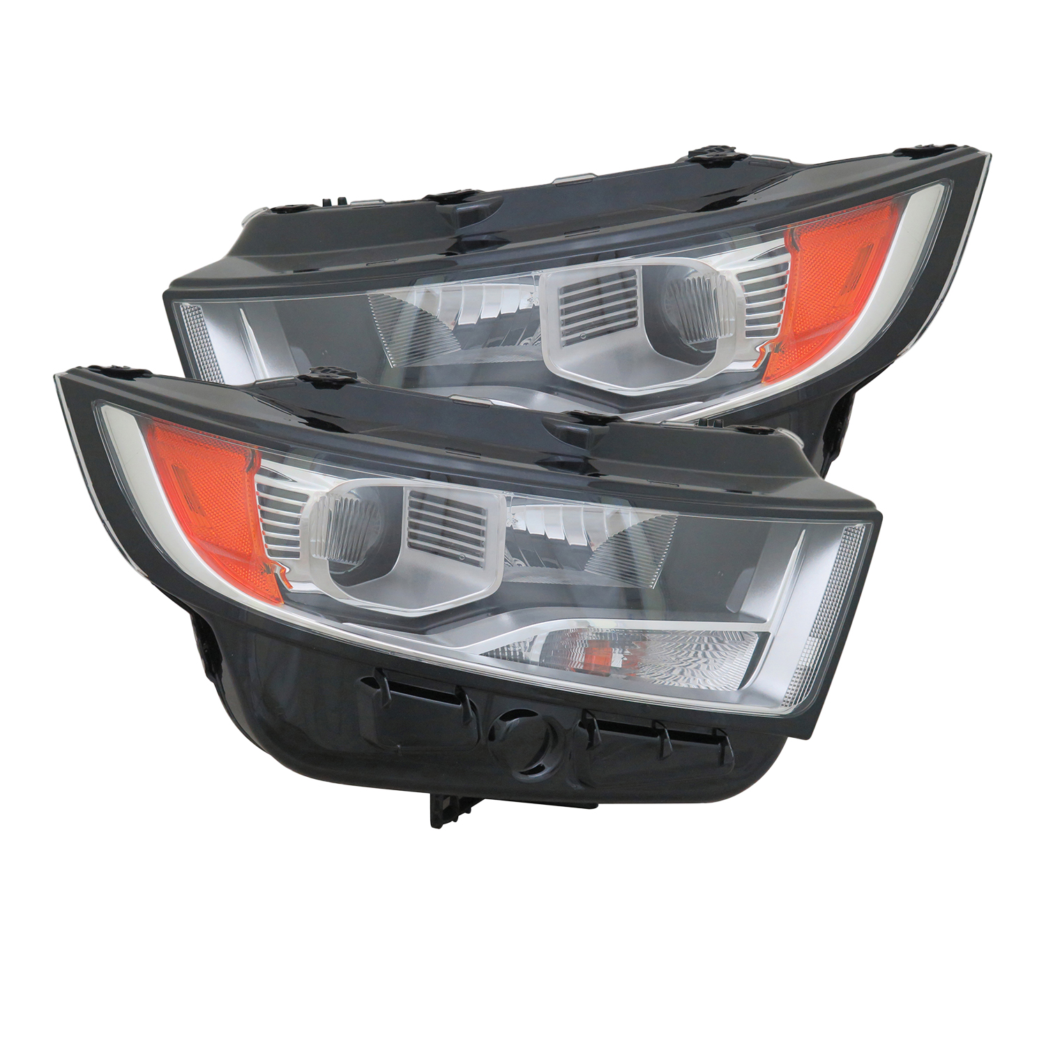 Headlight Set For 15-18 Ford Edge
