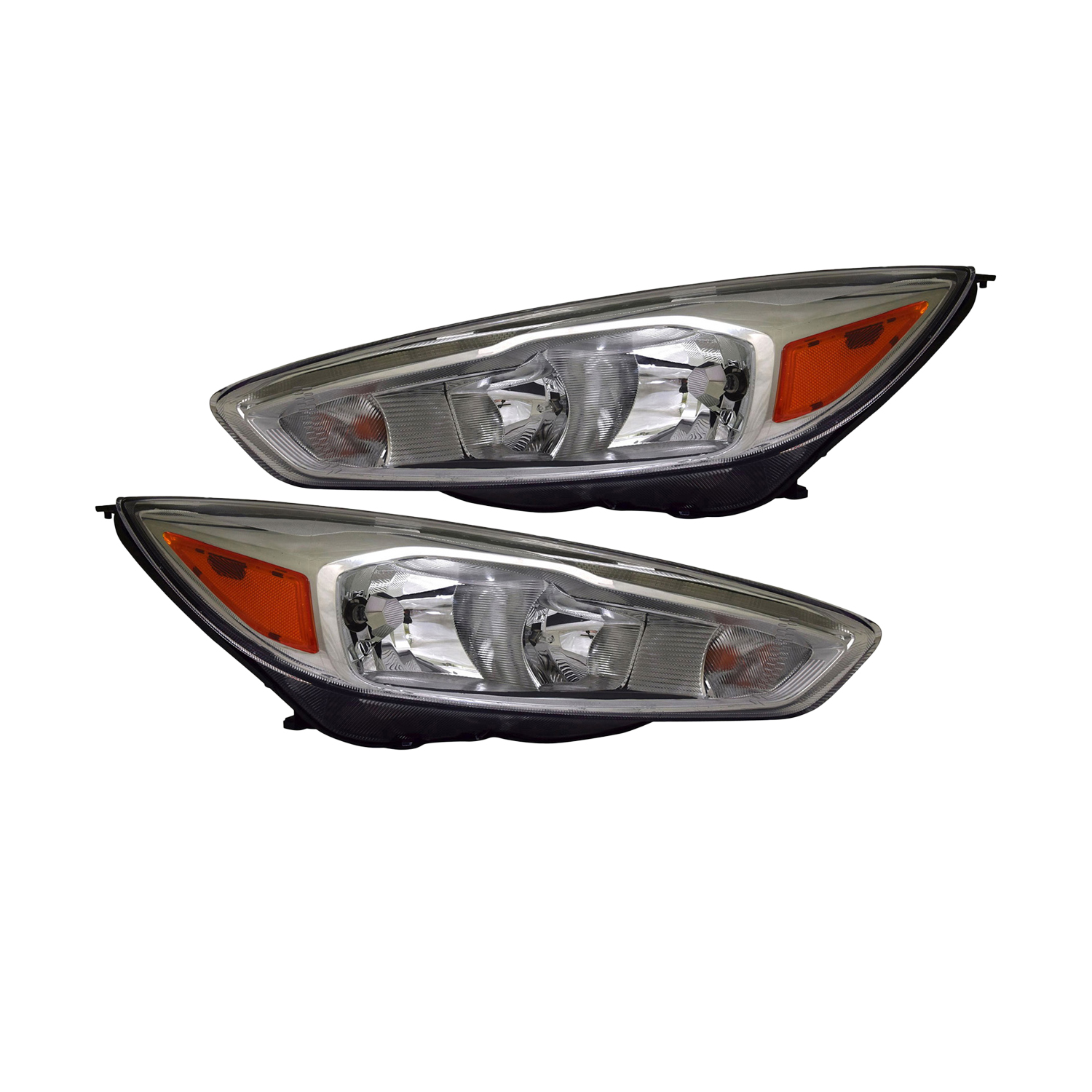 Headlight Set For 15-18 Ford Focus