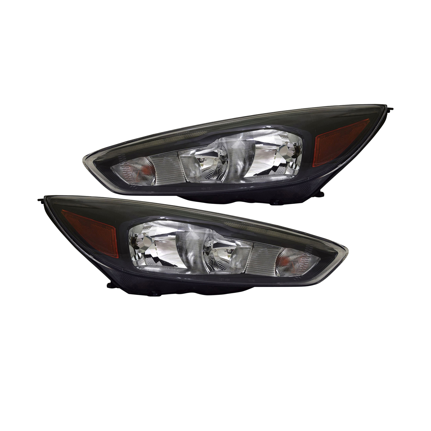 Headlight Set For 15-18 Ford Focus