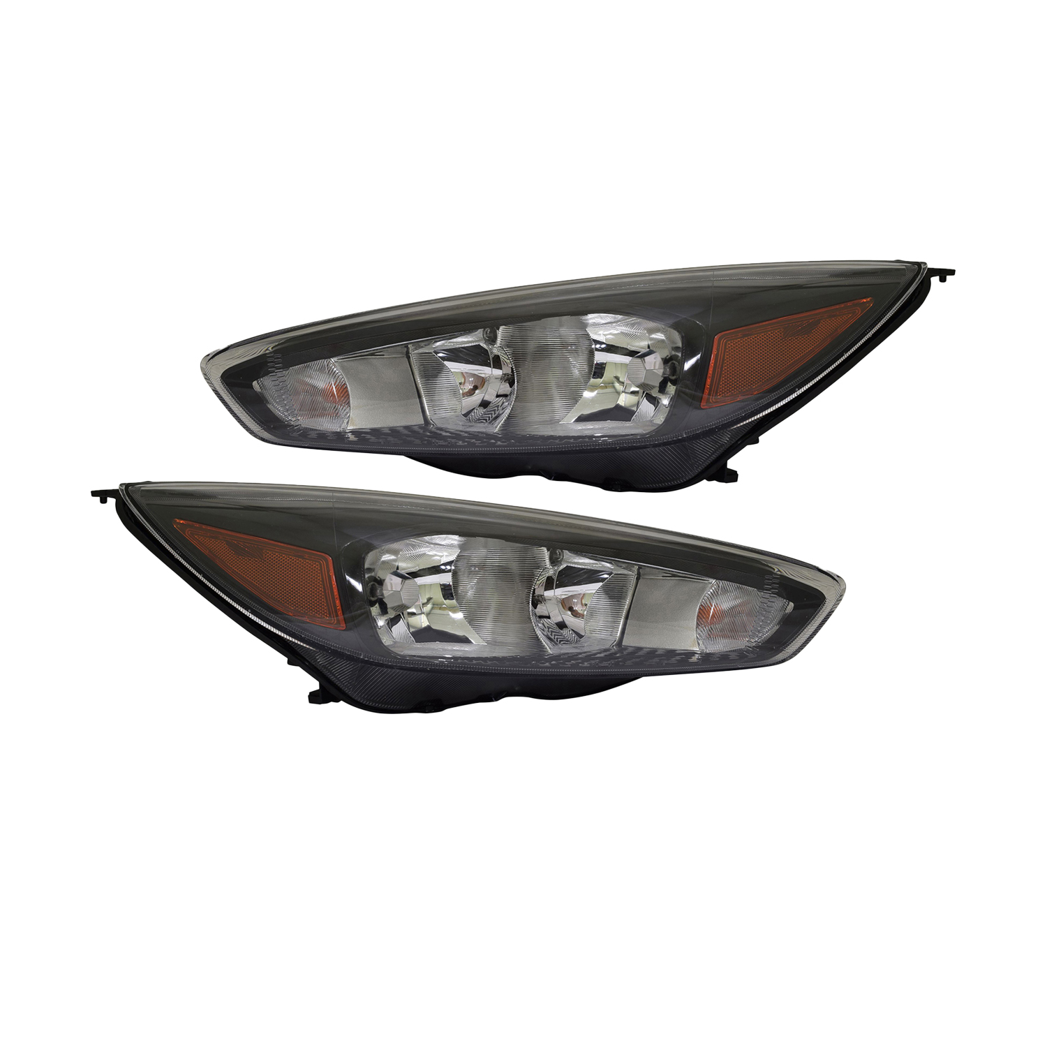 Headlight Set For 15-18 Ford Focus