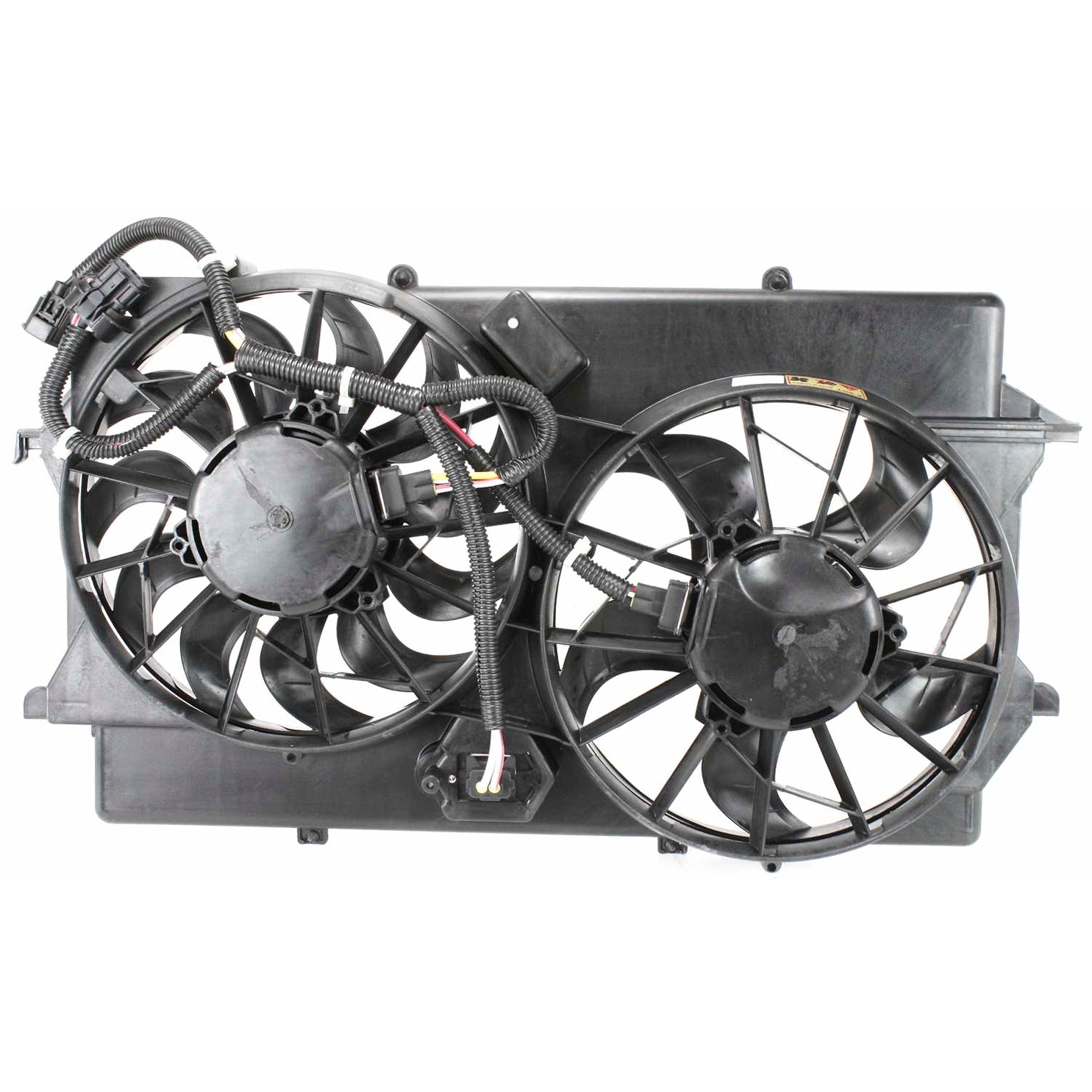 Dual Radiator And Condenser Fan Assembly For 05-07 Ford Focus