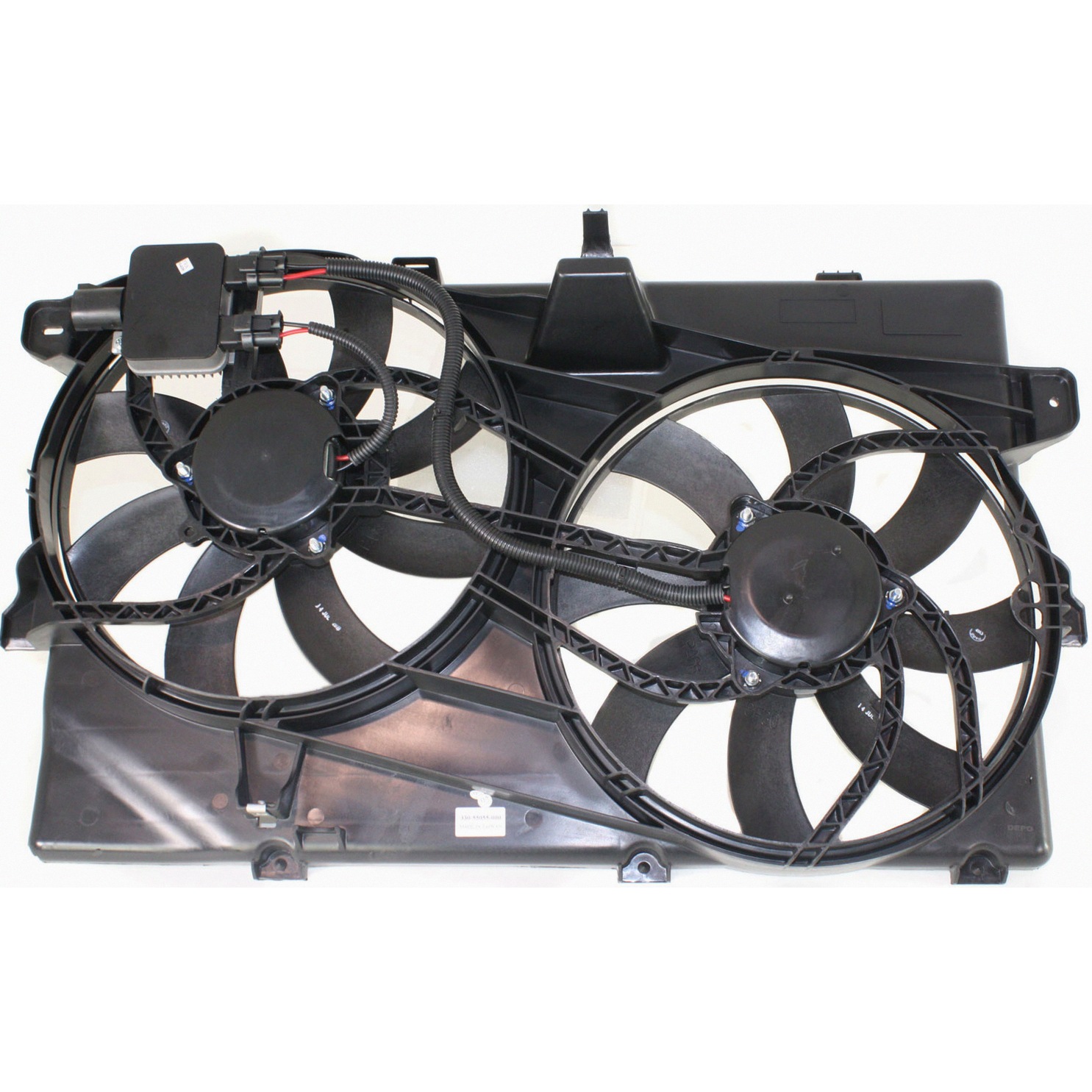 Dual Radiator And Condenser Fan Assembly For 07-09 Ford Edge, 07-09 Lincoln MKX