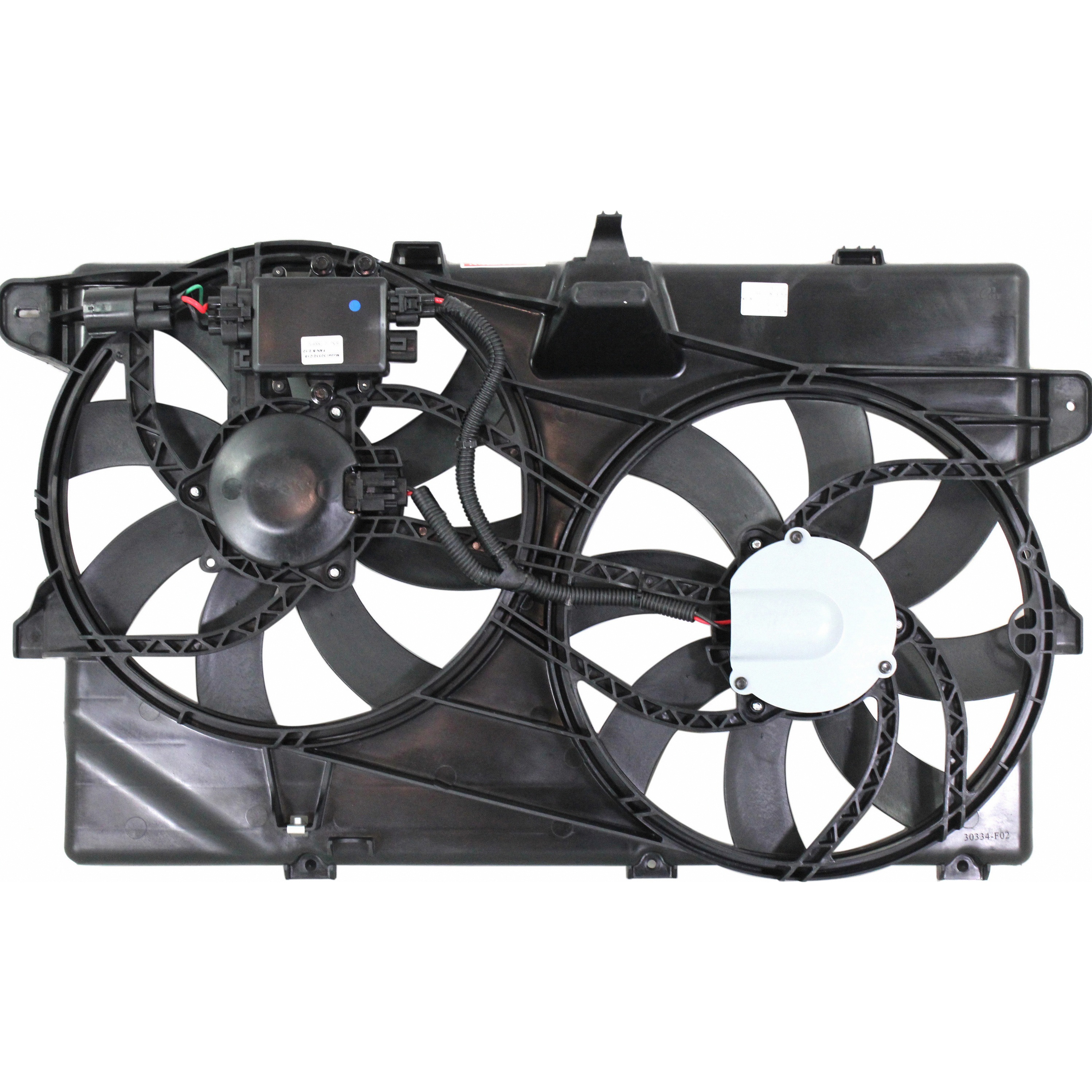 Dual Radiator And Condenser Fan Assembly For 07-14 Ford Edge, 07-14 Lincoln MKX
