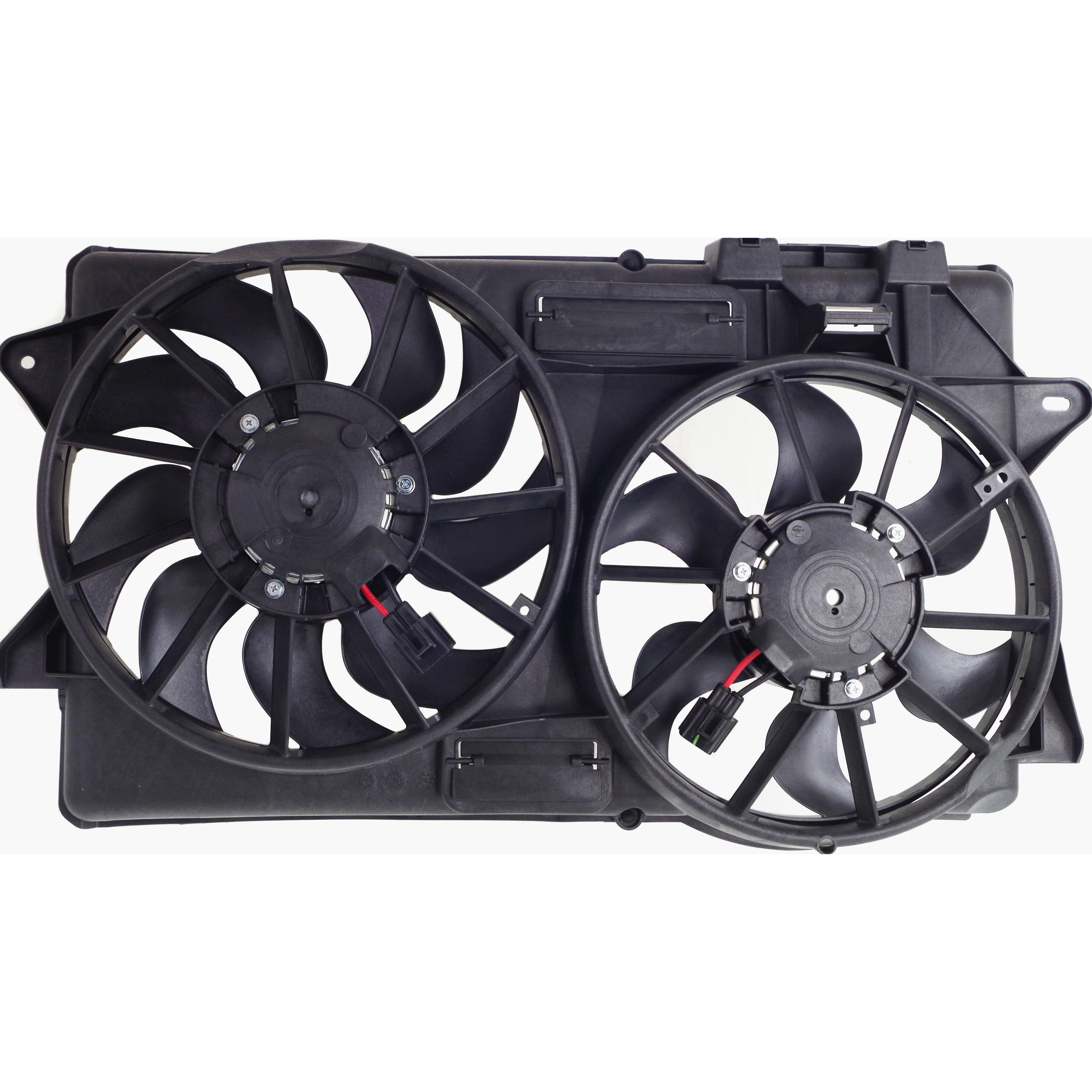 Dual Radiator And Condenser Fan Assembly For 15-20 Ford Mustang