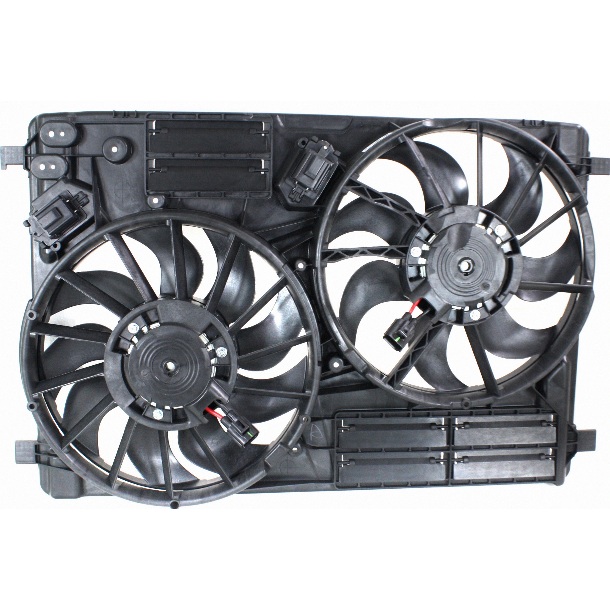 Dual Radiator And Condenser Fan Assembly For 17-19 Ford Escape, 16-18 Ford Focus, 15-19 Lincoln MKC