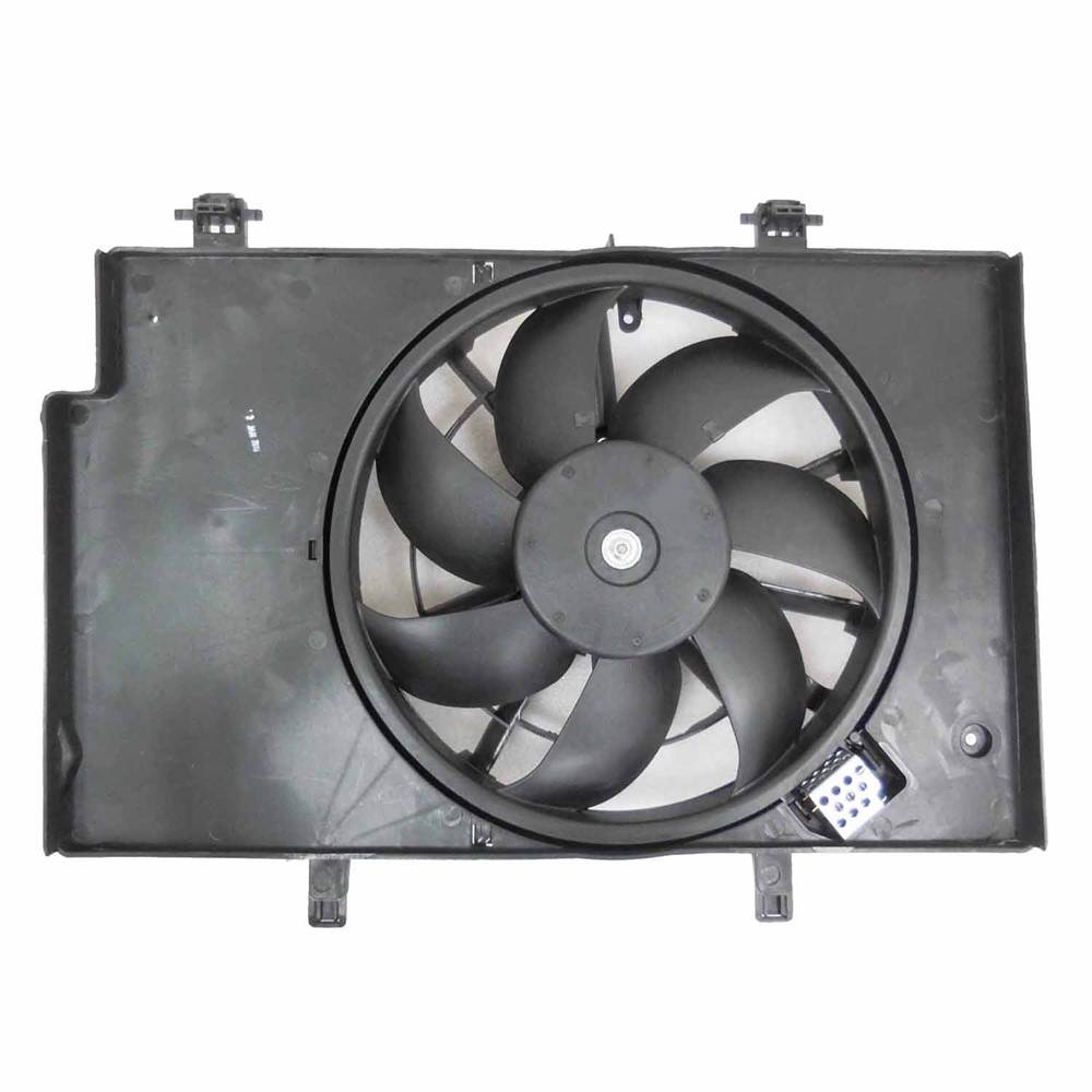 Dual Radiator And Condenser Fan Assembly For 14-17 Ford Fiesta