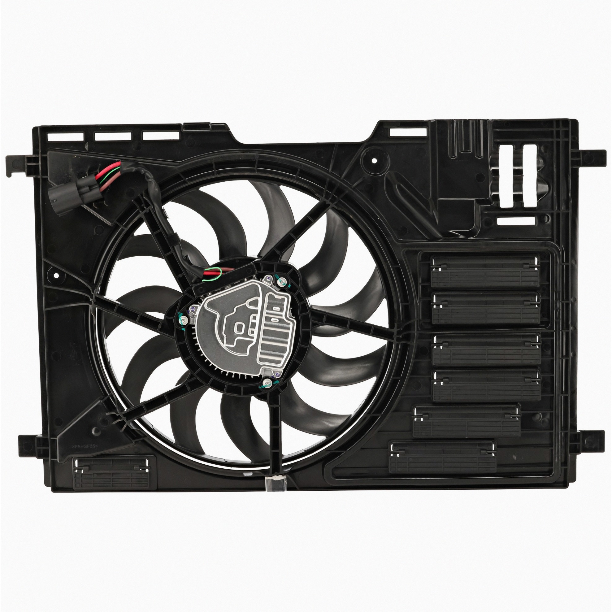 Dual Radiator And Condenser Fan Assembly For 17-19 Ford Escape