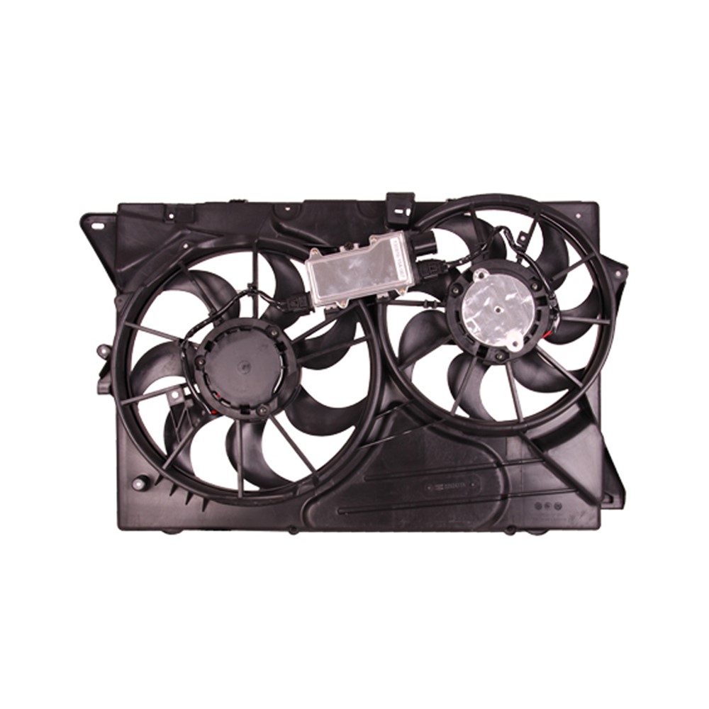 Dual Radiator And Condenser Fan Assembly For 11-12 Ford Explorer, 10-12 Ford Flex, 10-12 Lincoln MKT