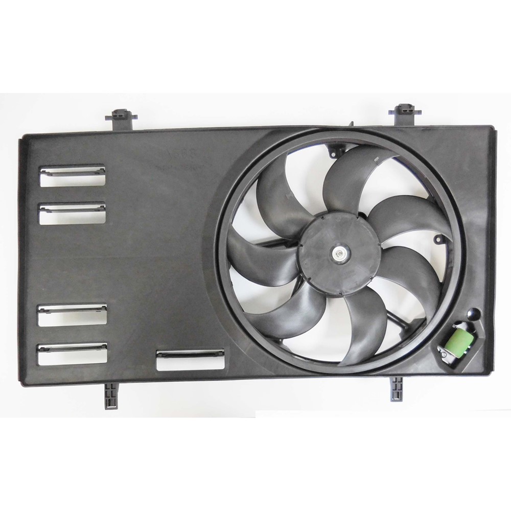 Dual Radiator And Condenser Fan Assembly For 18-22 Ford EcoSport