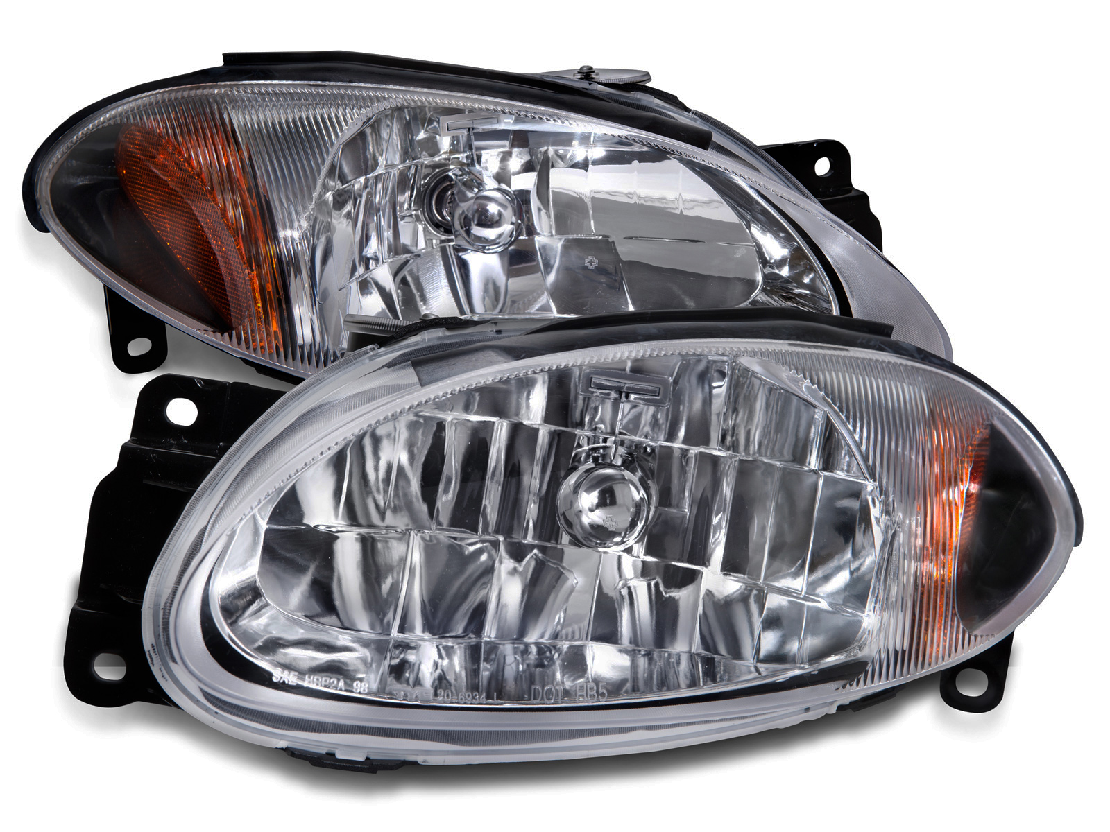 Headlight Set For 98-03 Ford Escort