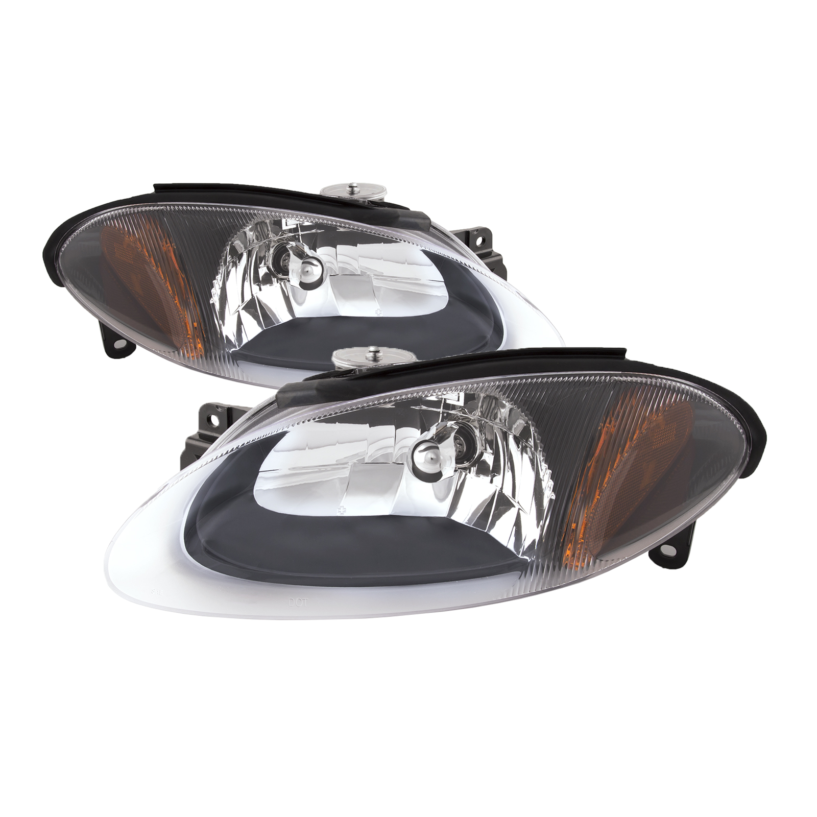 Headlight Set For 98-03 Ford Escort