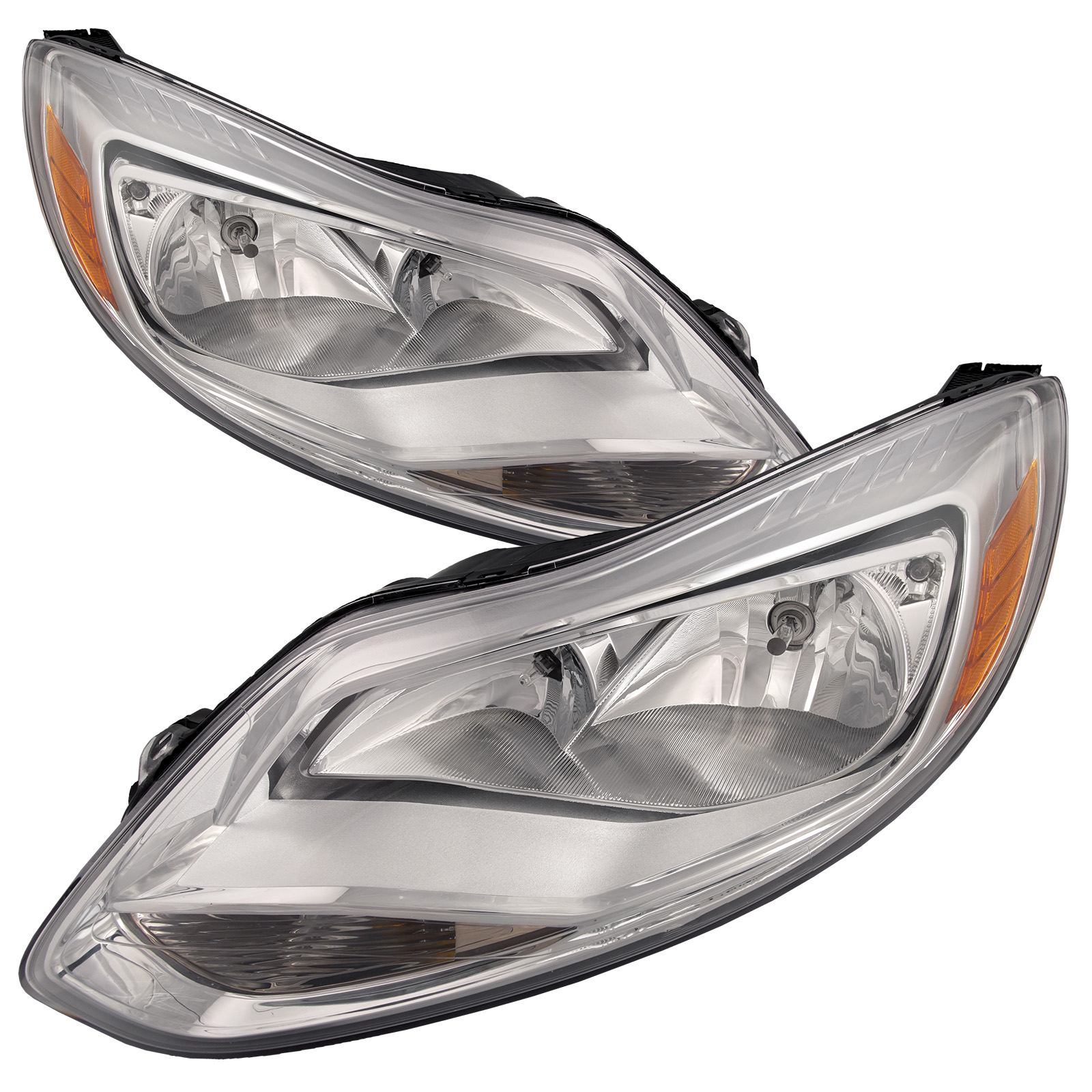 Headlight Set For 12-14 Ford Focus