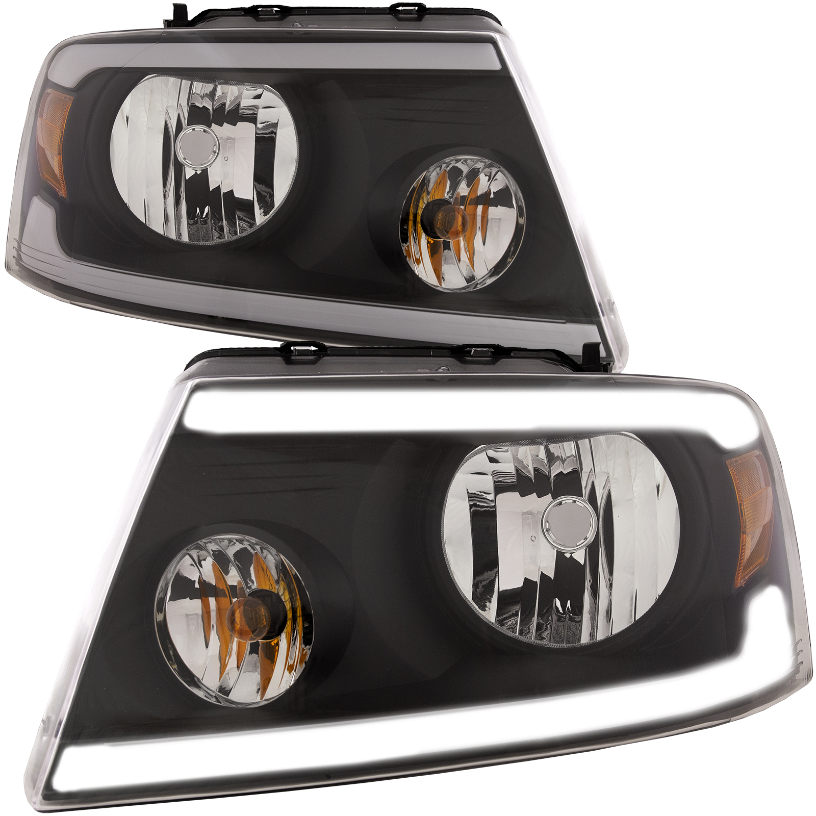 Headlight Set For 04-08 Ford F-150, 06 Lincoln Mark LT