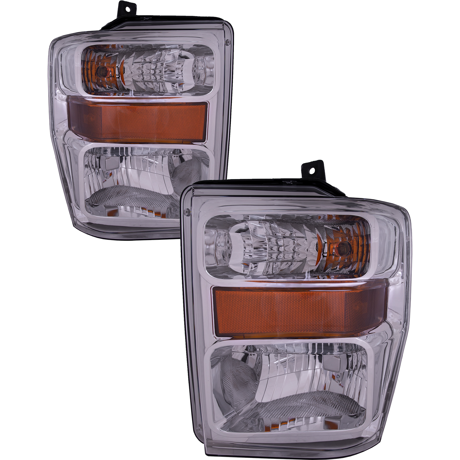 Headlight Set For 08-10 Ford F-250 Super Duty, 08-10 Ford F-350 Super Duty