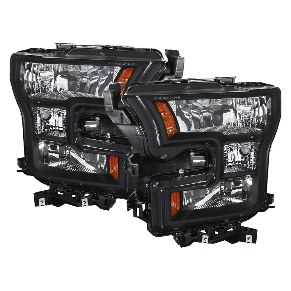 Headlight Set For 15-17 Ford F-150