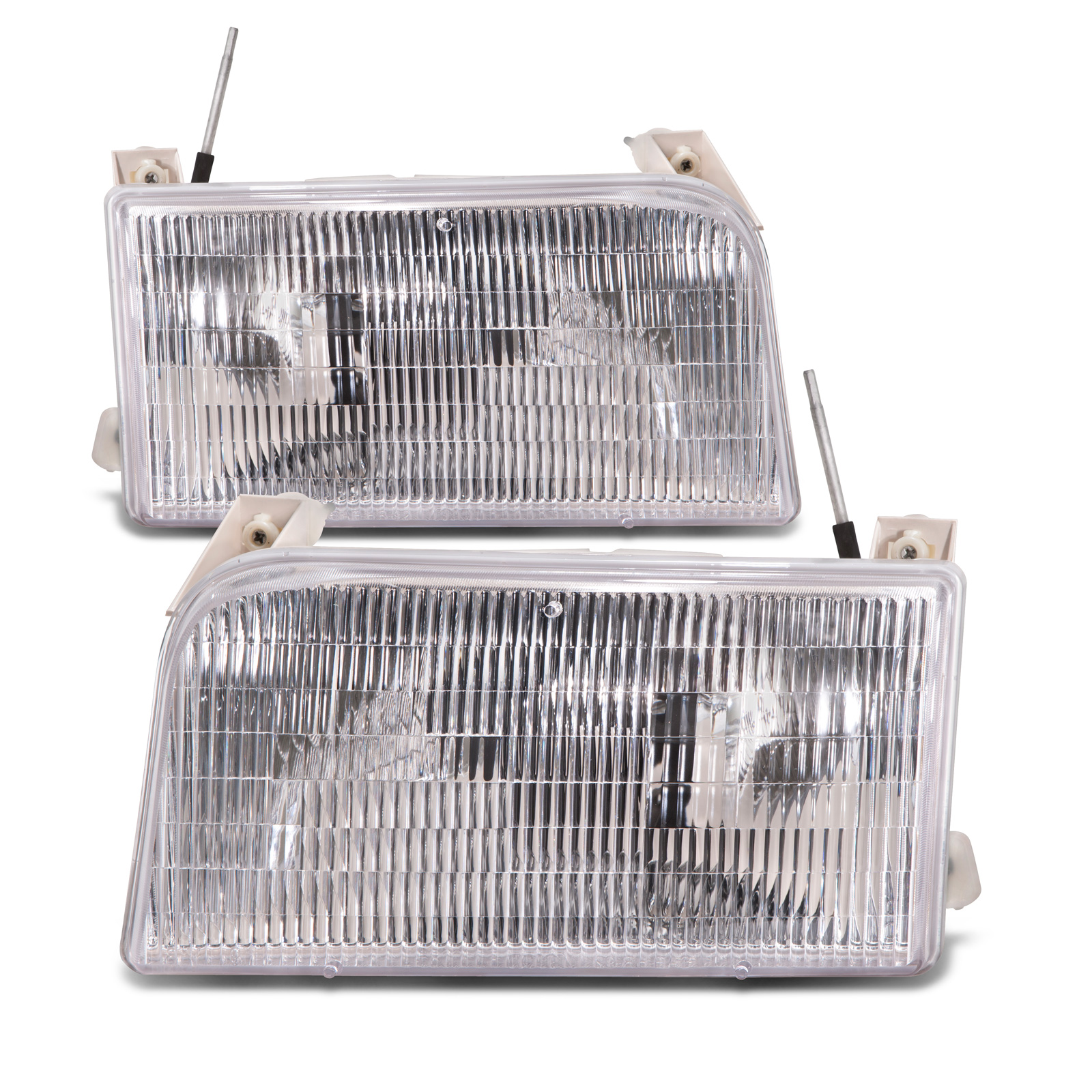 Headlight Set For 92-96 Ford Bronco, 92-97 Ford F-150, 92-96 Ford F-250, 92-96 Ford F-350