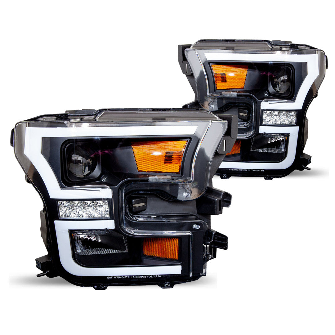 Headlight Set For 15-17 Ford F-150