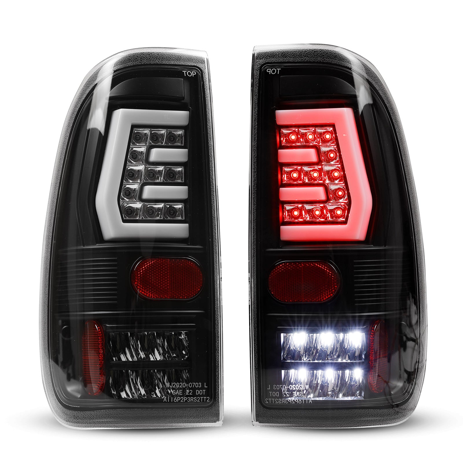 Tail Light Set For 99-07 Ford F-350 Super Duty, 99-07 Ford F-450 Super Duty, 99-07 Ford F-550 Super Duty